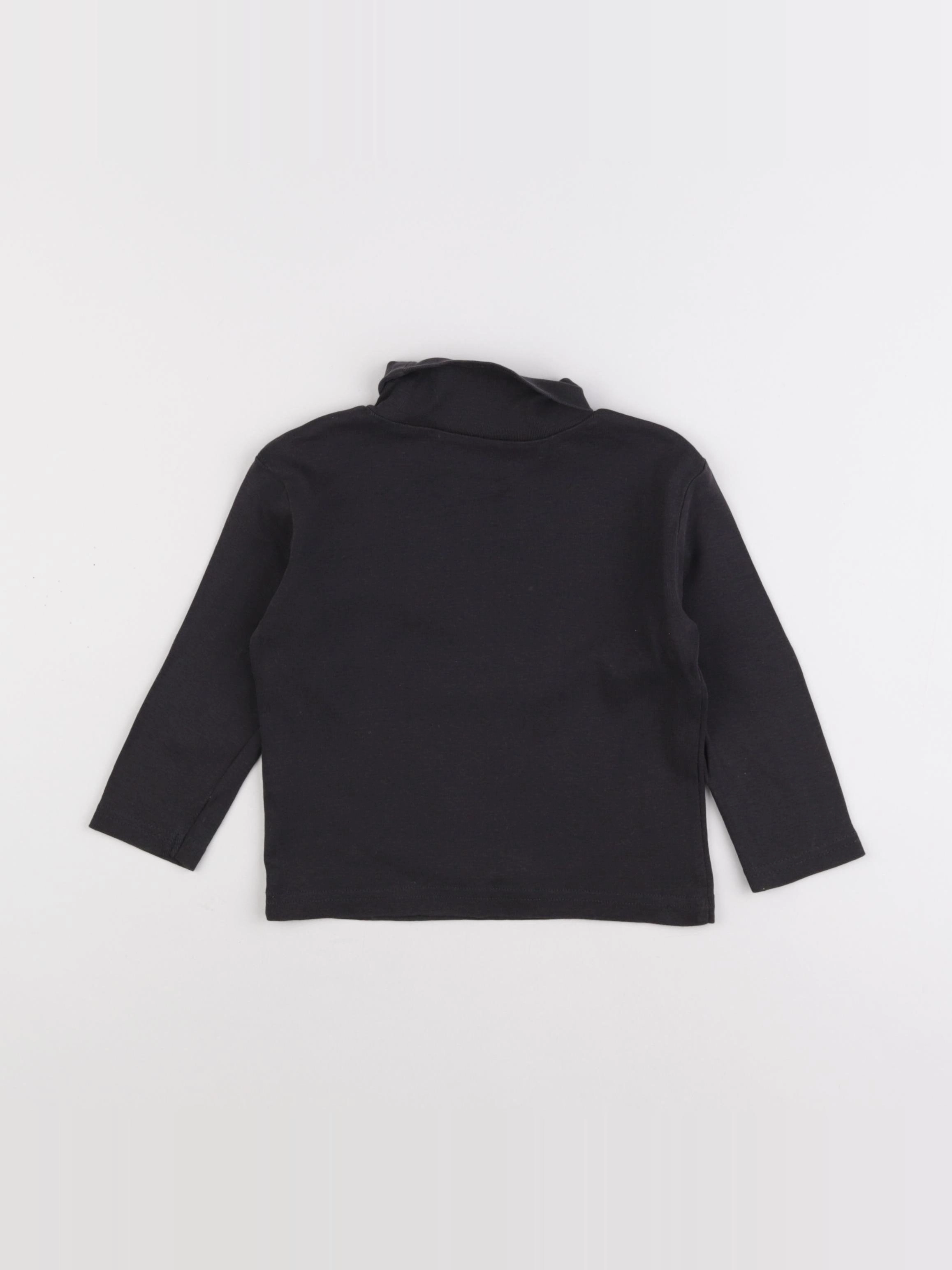 Vertbaudet - sous-pull noir - 3 ans