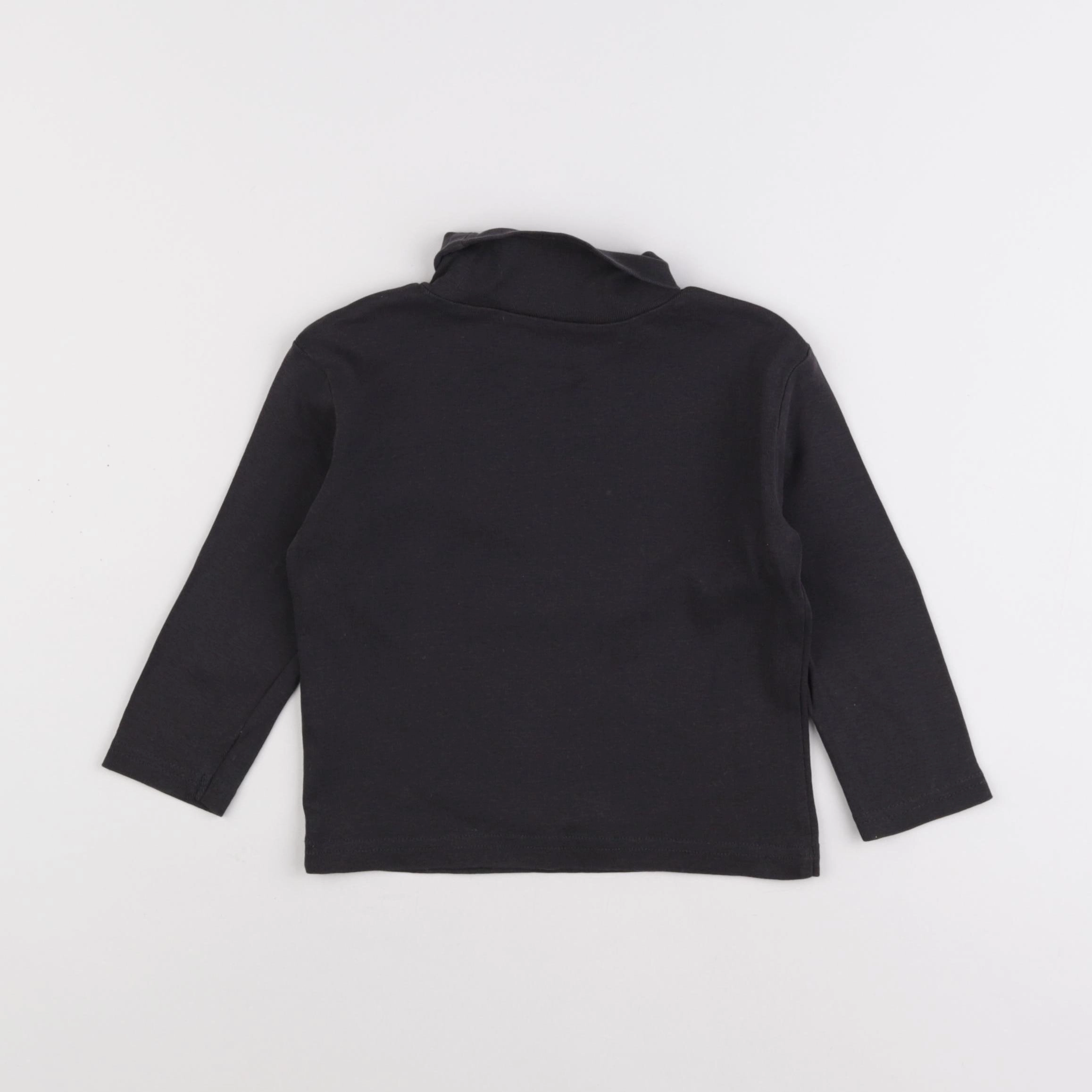 Vertbaudet - sous-pull noir - 3 ans