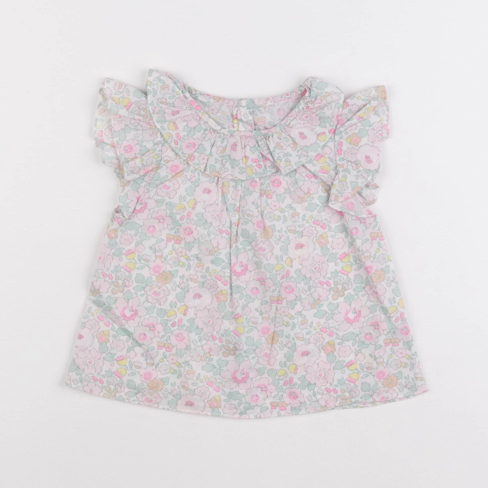 Jacadi - blouse liberty multicolore - 18 mois