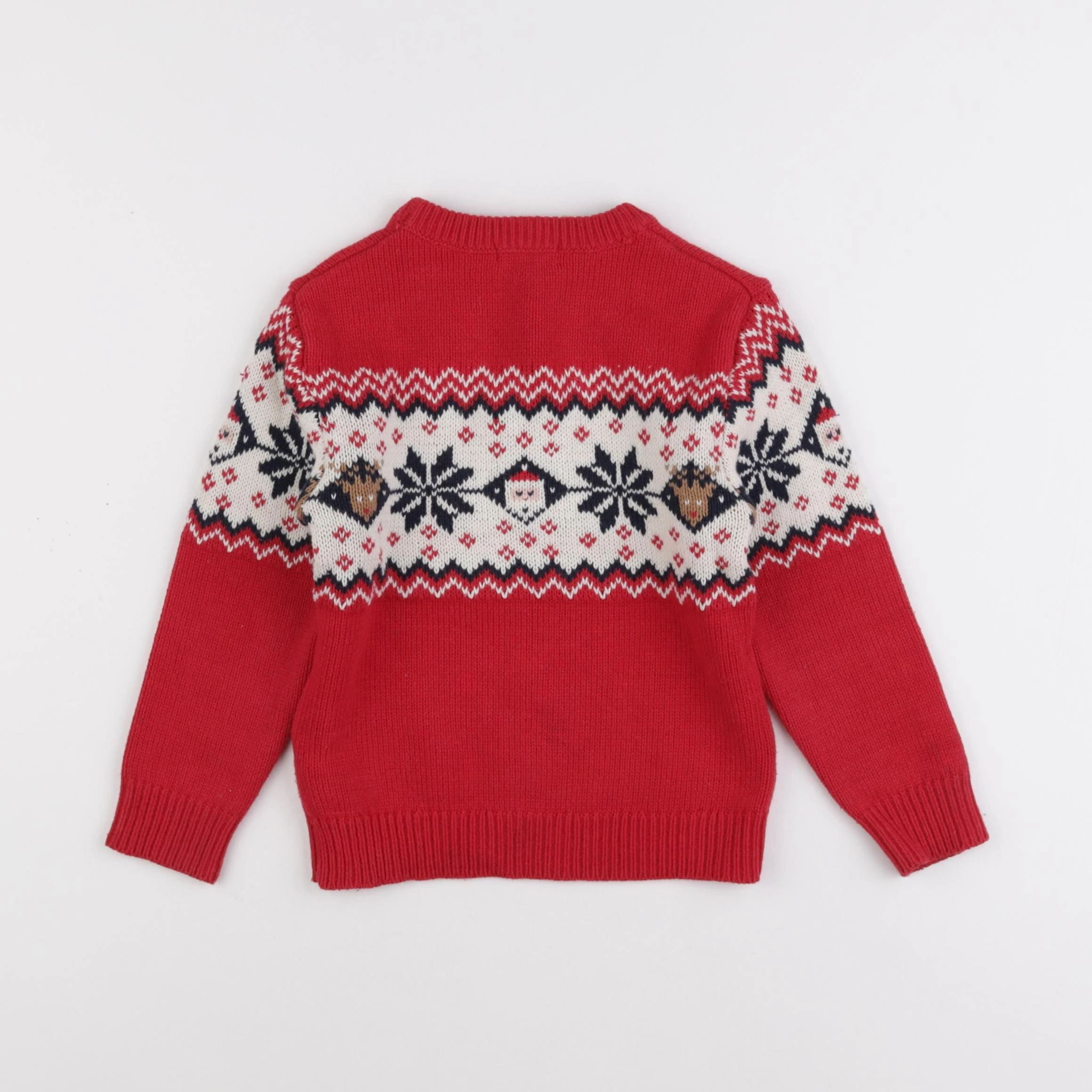 Vertbaudet - pull rouge - 4 ans
