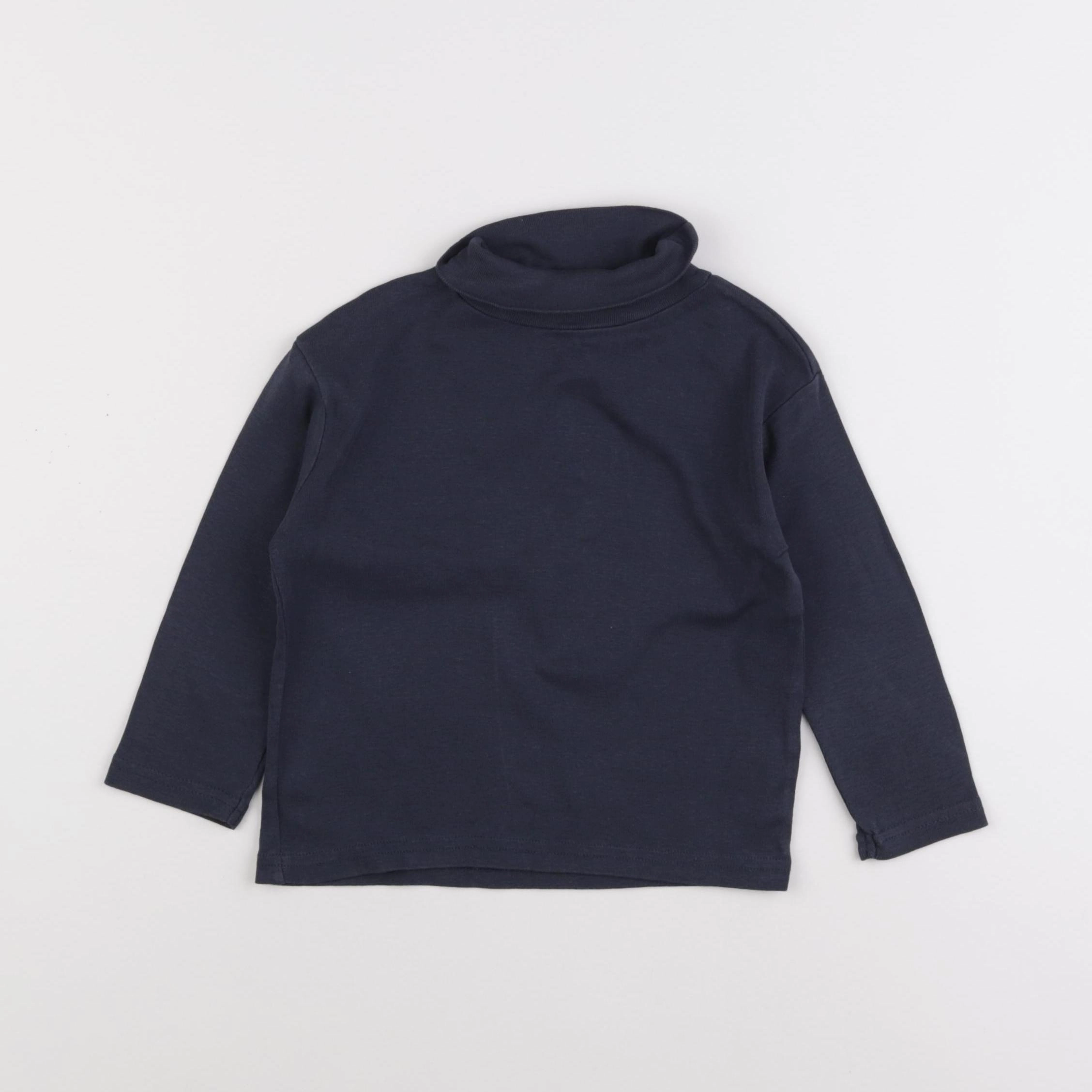 Vertbaudet - sous-pull bleu - 3 ans