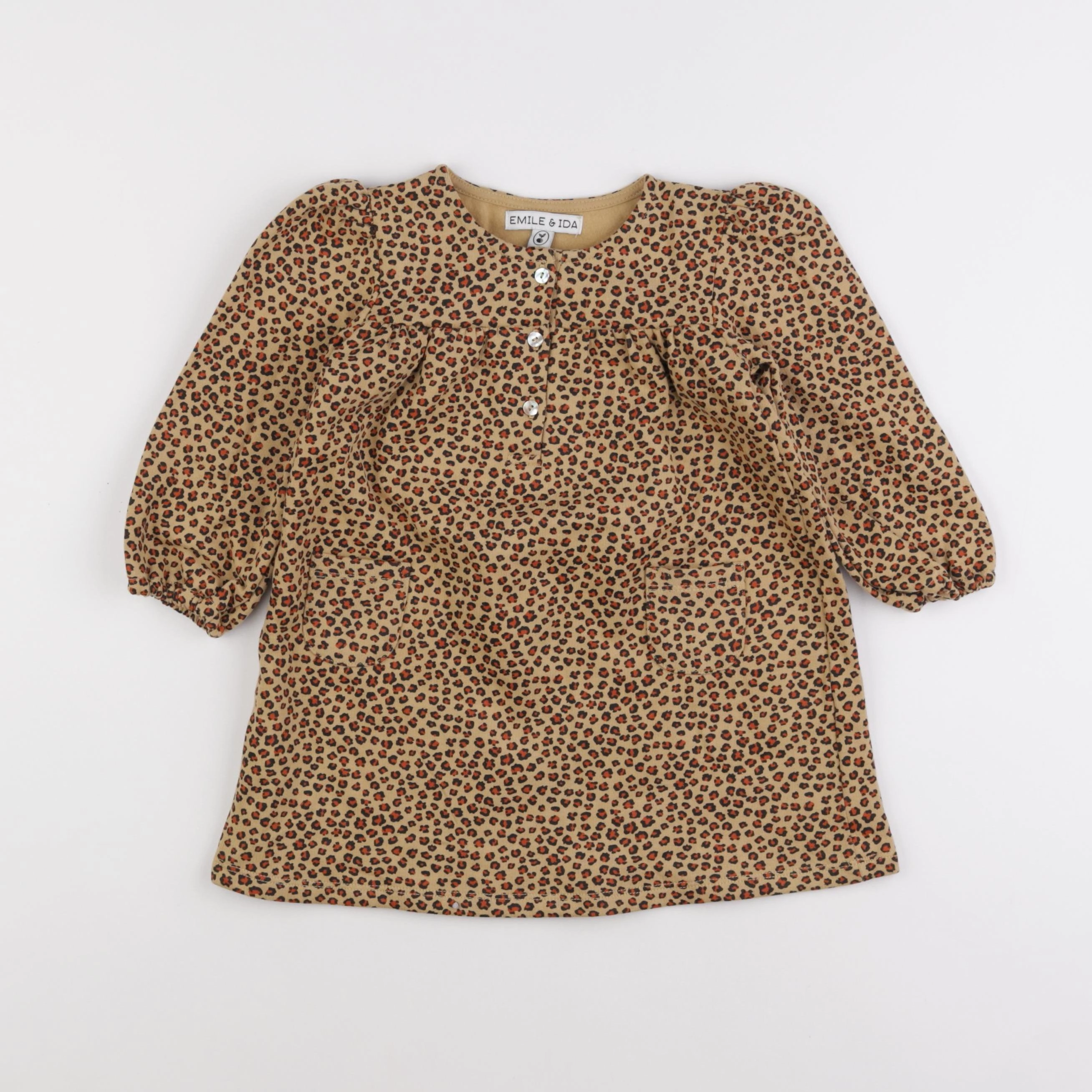 Emile et Ida - robe marron - 2 ans