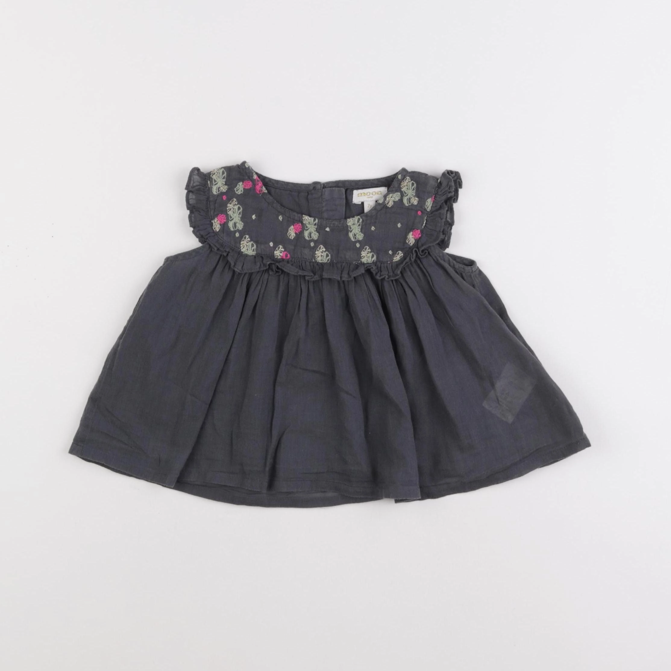 Moon Paris - blouse gris - 2 ans