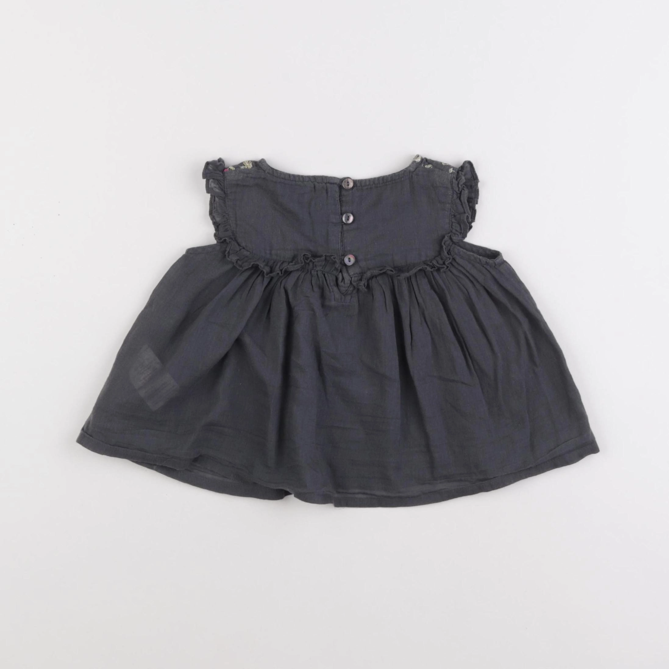 Moon Paris - blouse gris - 2 ans
