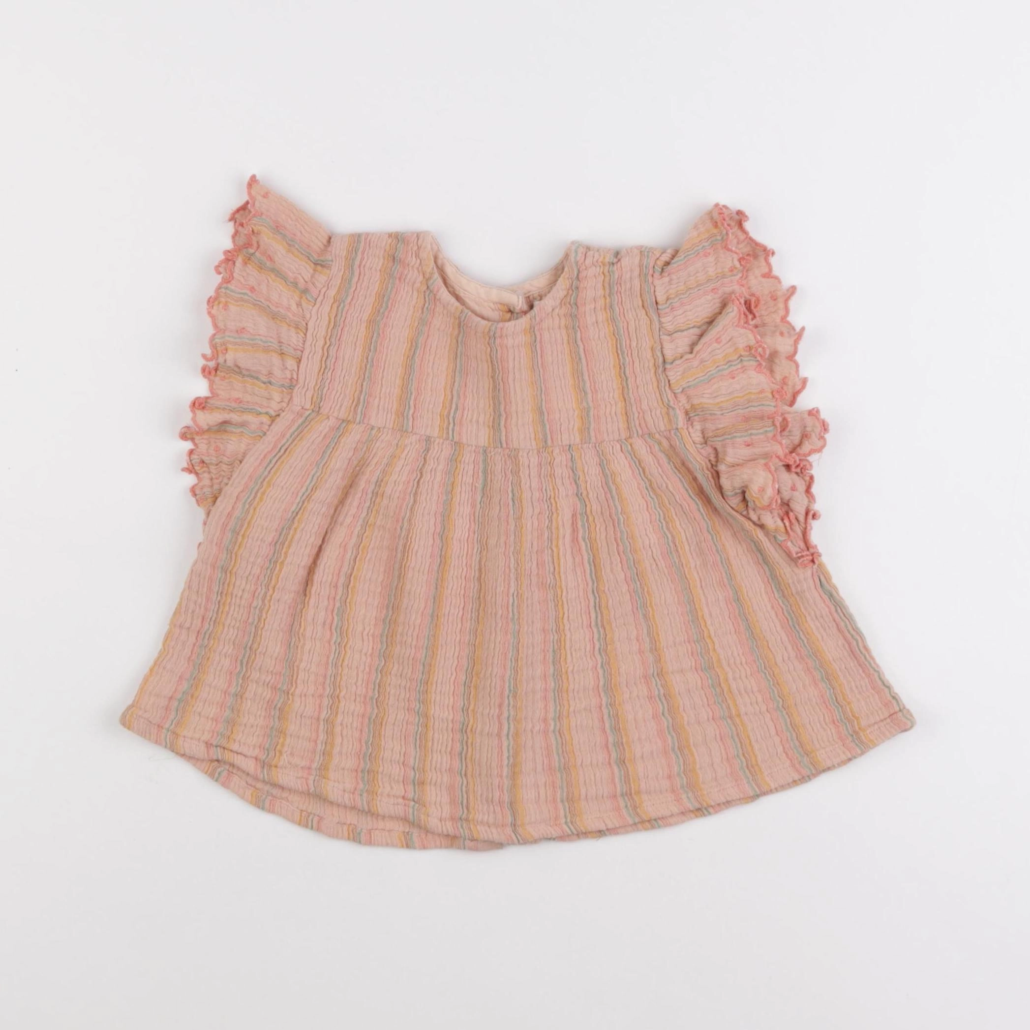 Louis Louise - blouse rose - 2 ans
