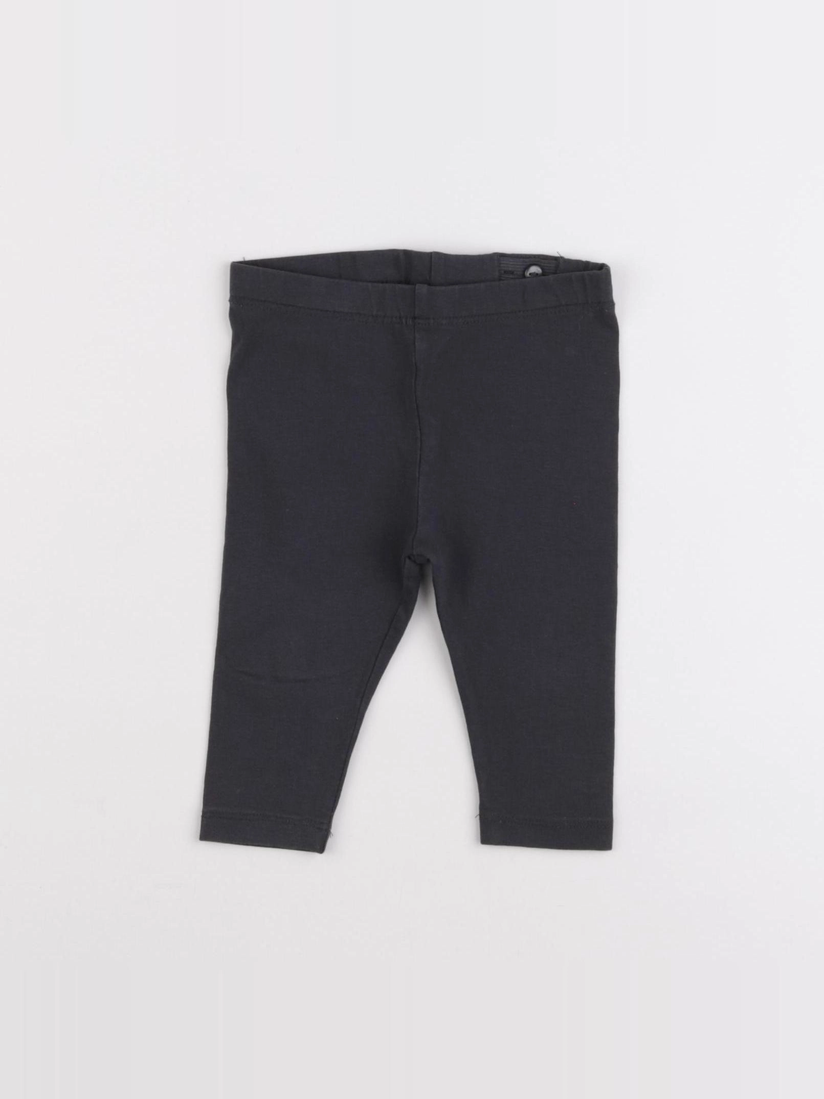 H&M - legging noir - 4/6 mois