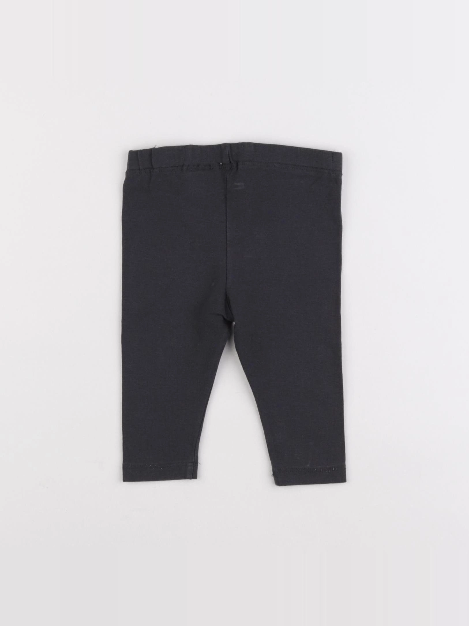 H&M - legging noir - 4/6 mois