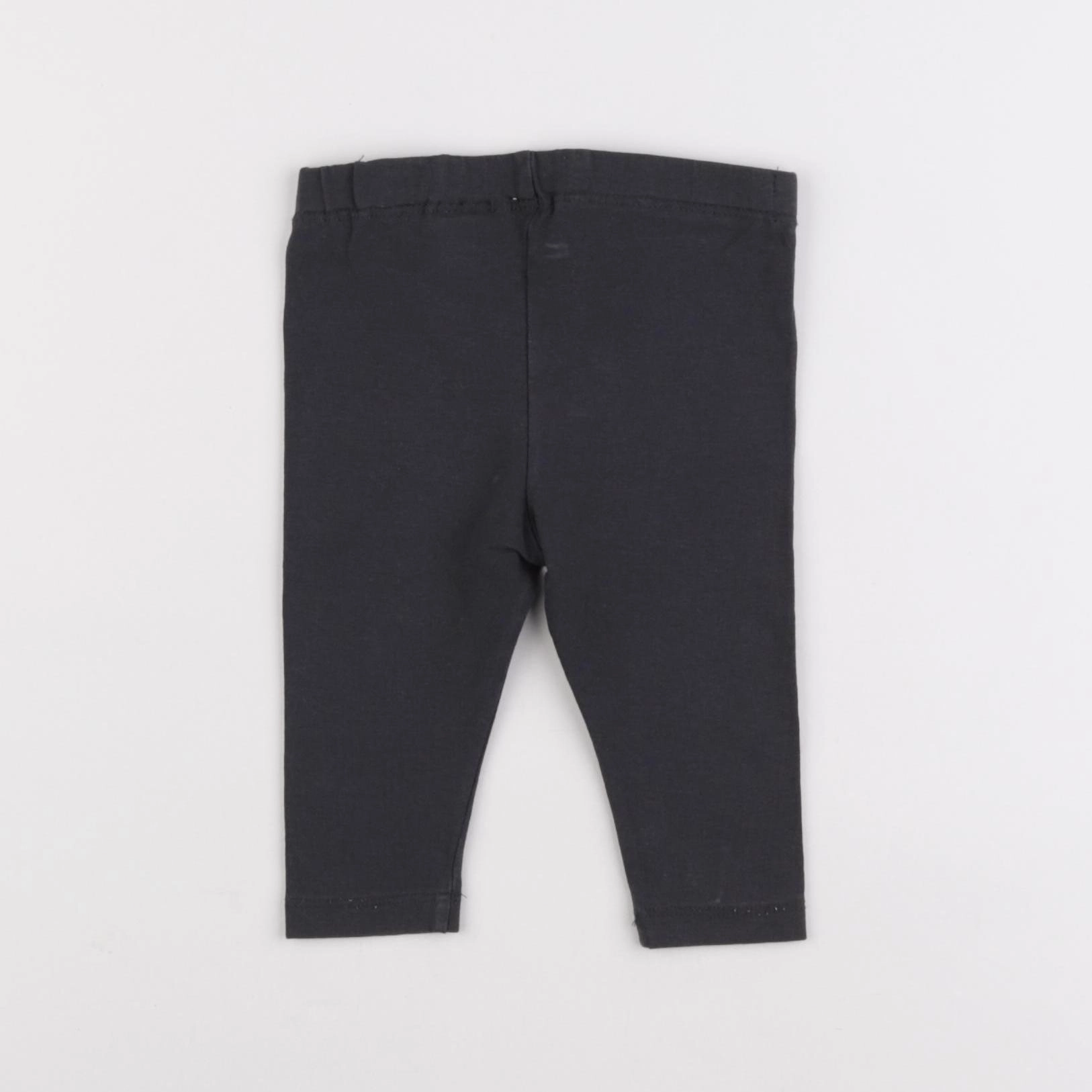 H&M - legging noir - 4/6 mois