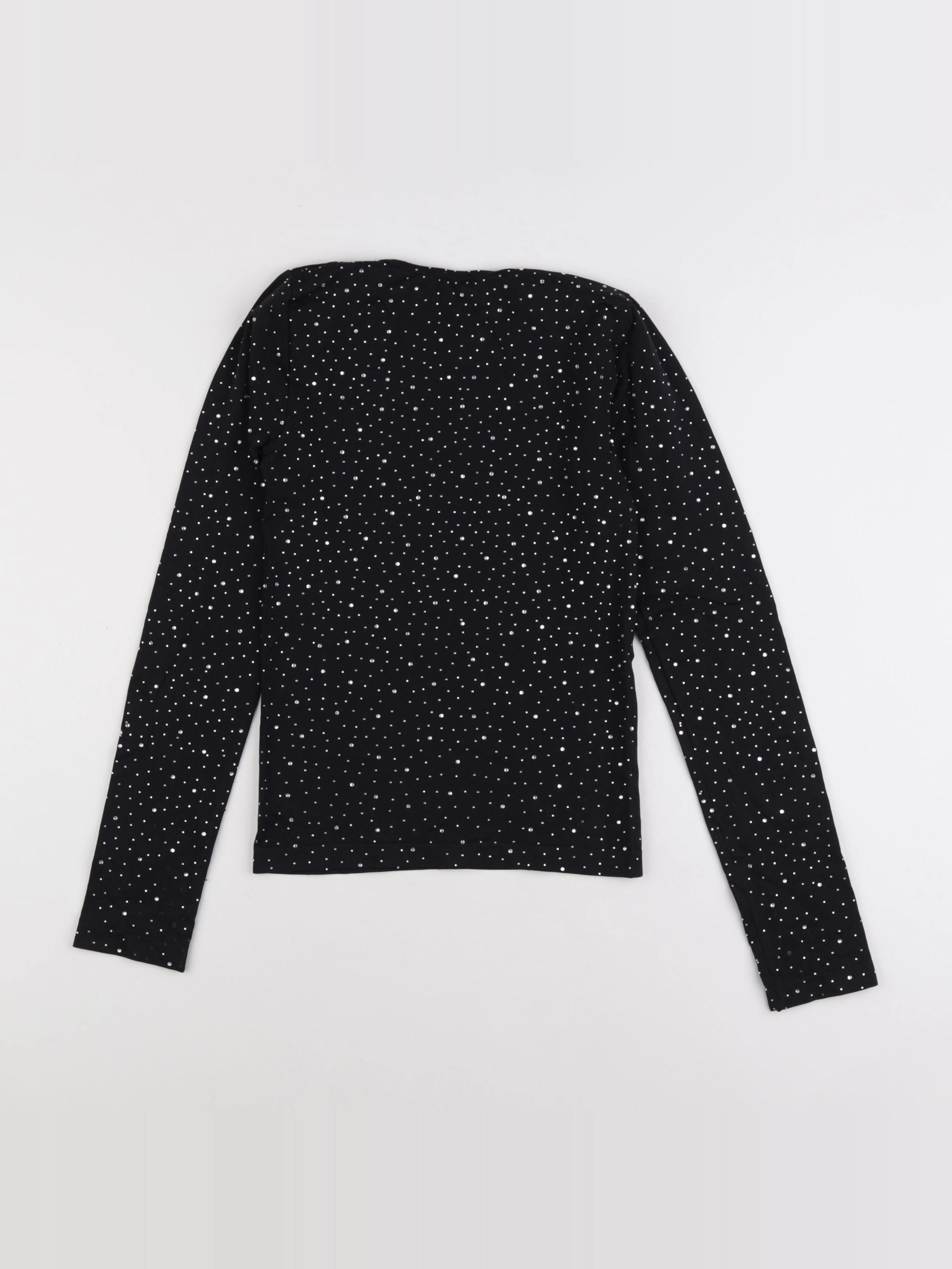 Zara - tee-shirt noir, argent - 13/14 ans