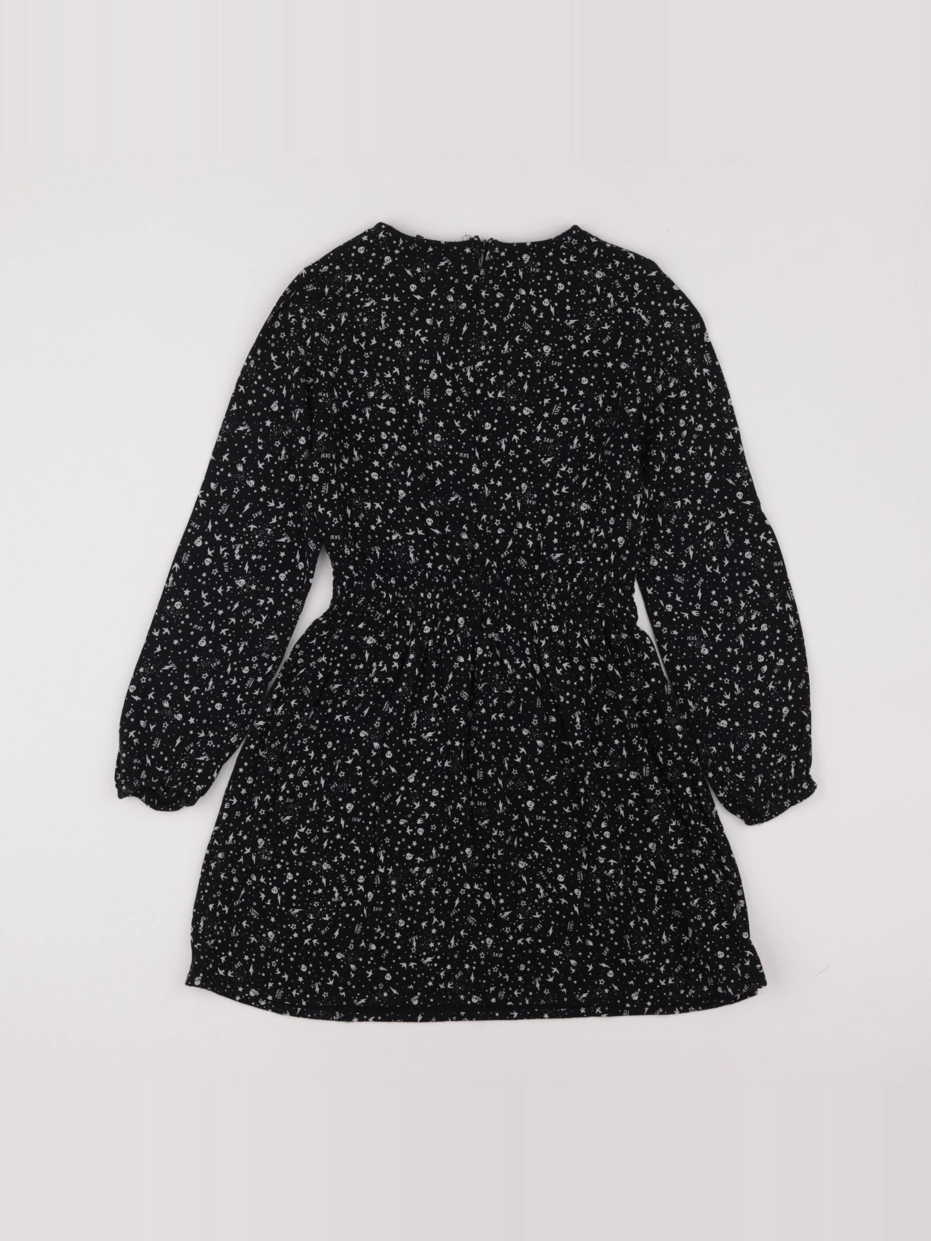 IKKS - robe noir - 10 ans