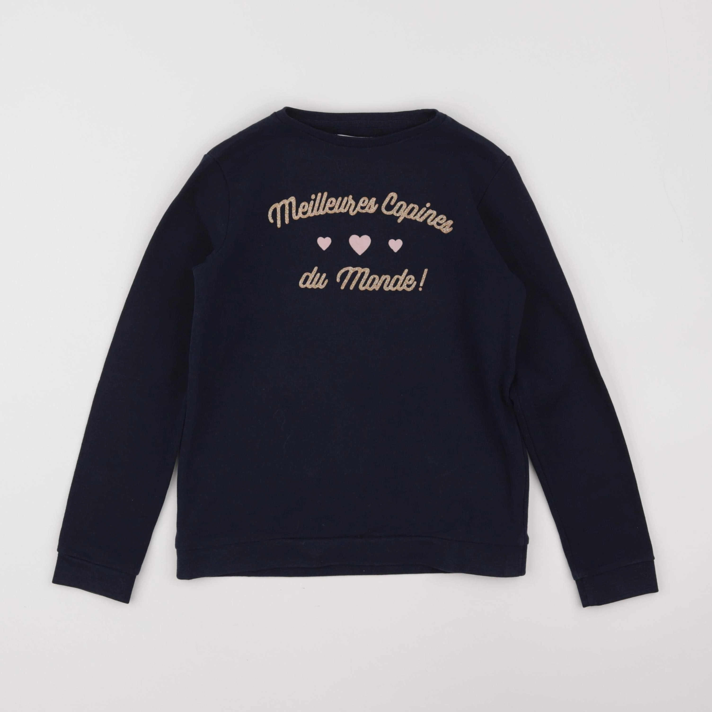 Vertbaudet - sweat bleu - 10 ans