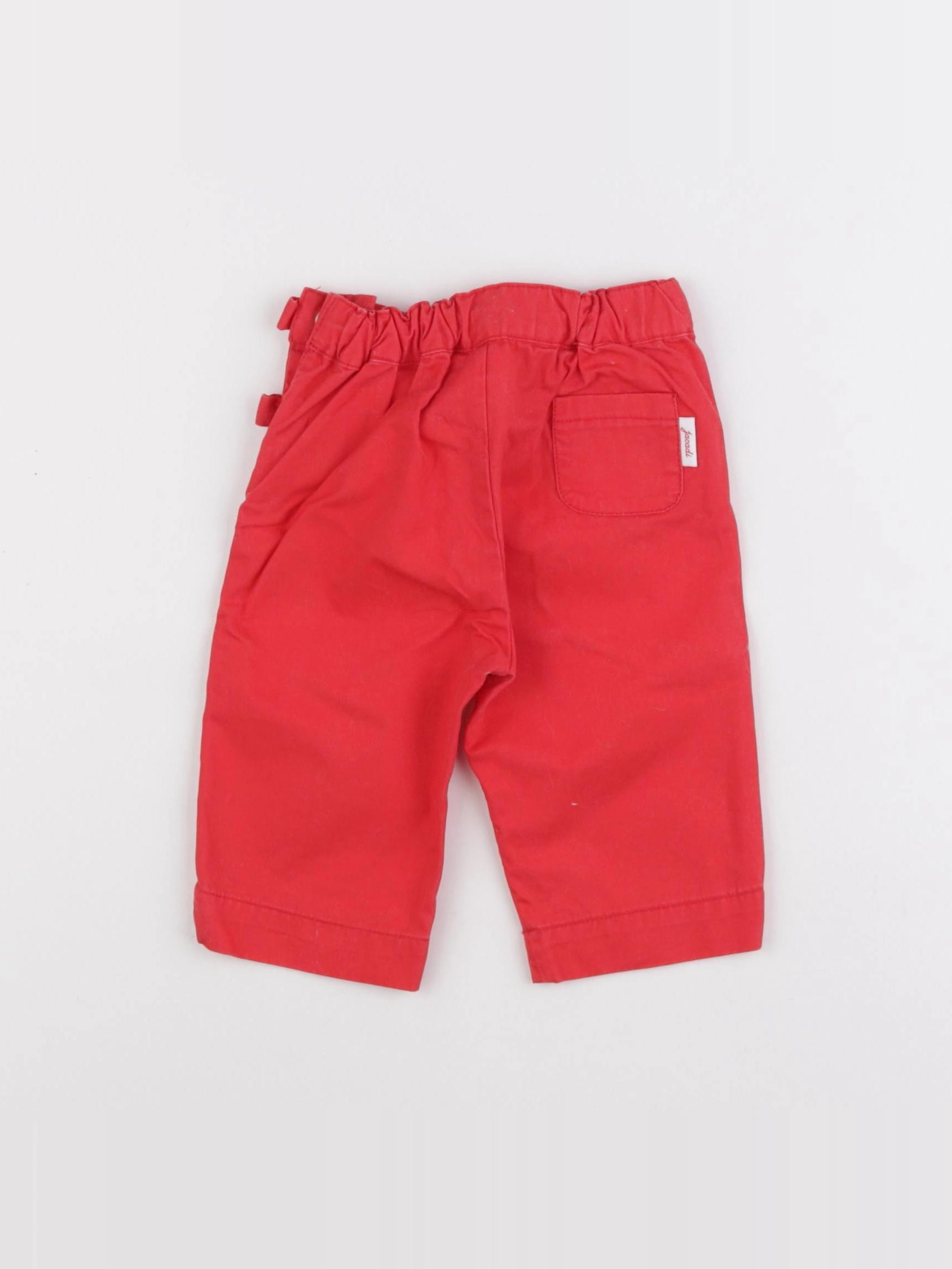 Jacadi - pantalon rouge - 12 mois