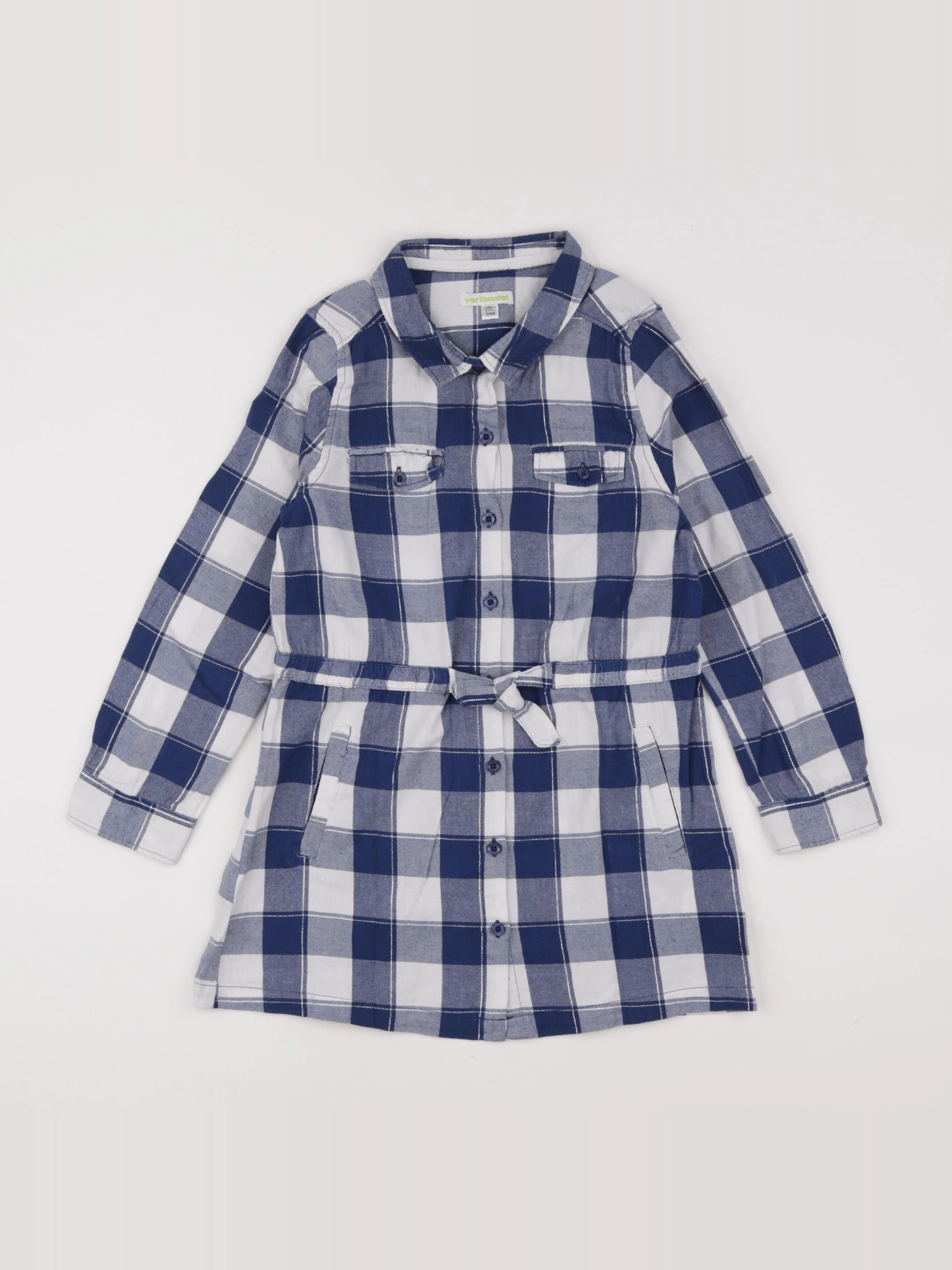 Vertbaudet - robe bleu - 8 ans