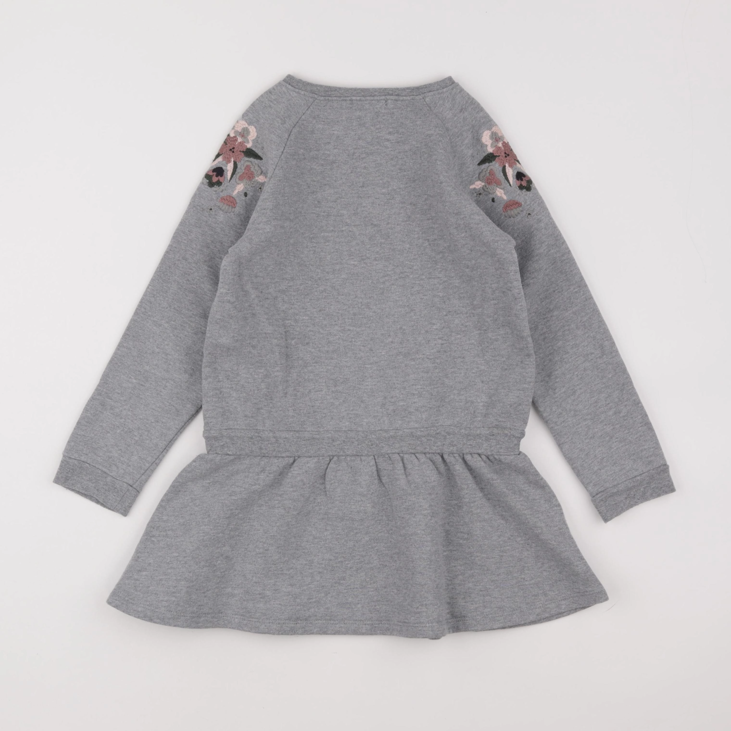 Vertbaudet - robe gris - 8 ans