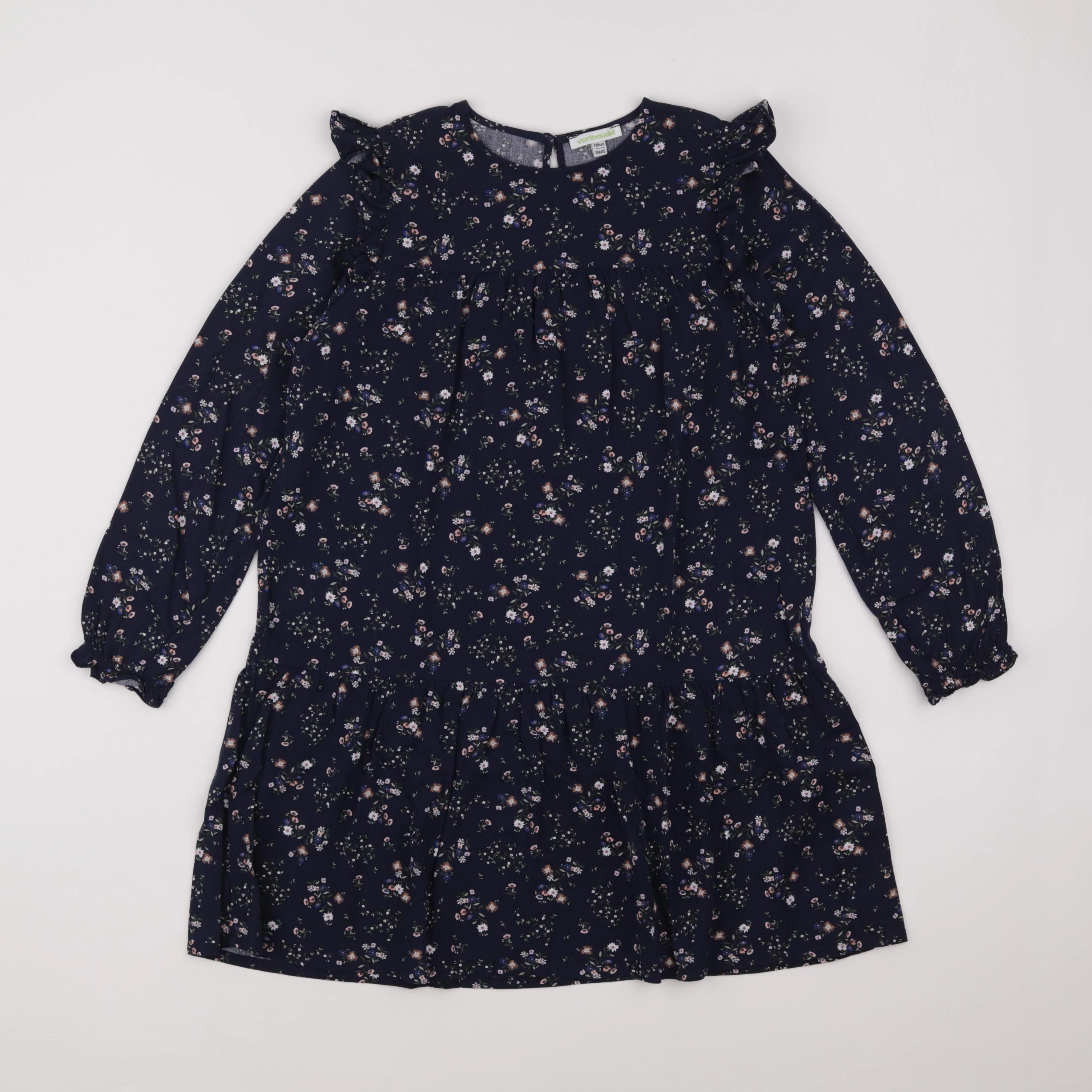 Vertbaudet - robe bleu - 10 ans