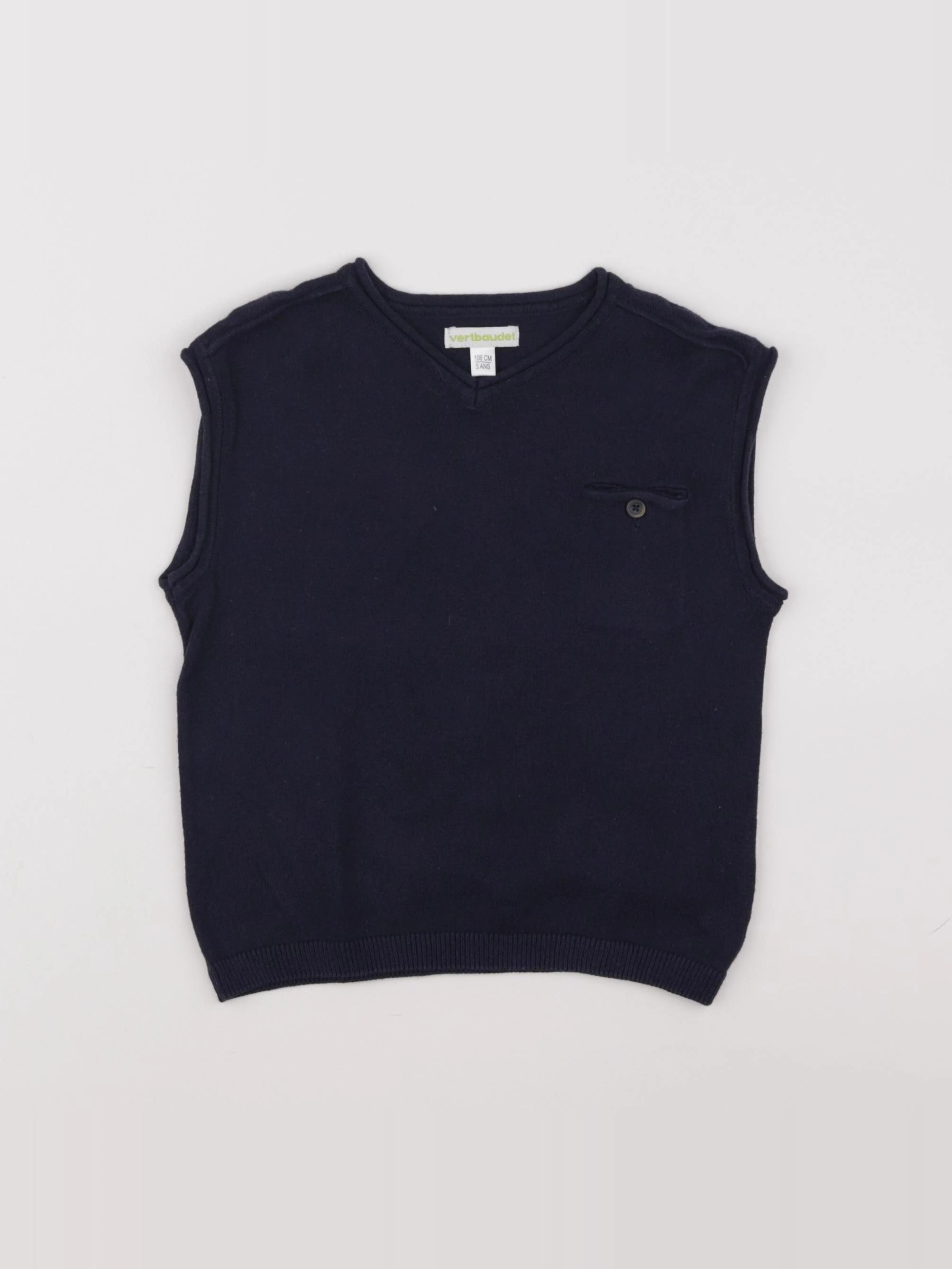 Vertbaudet - pull bleu - 5 ans
