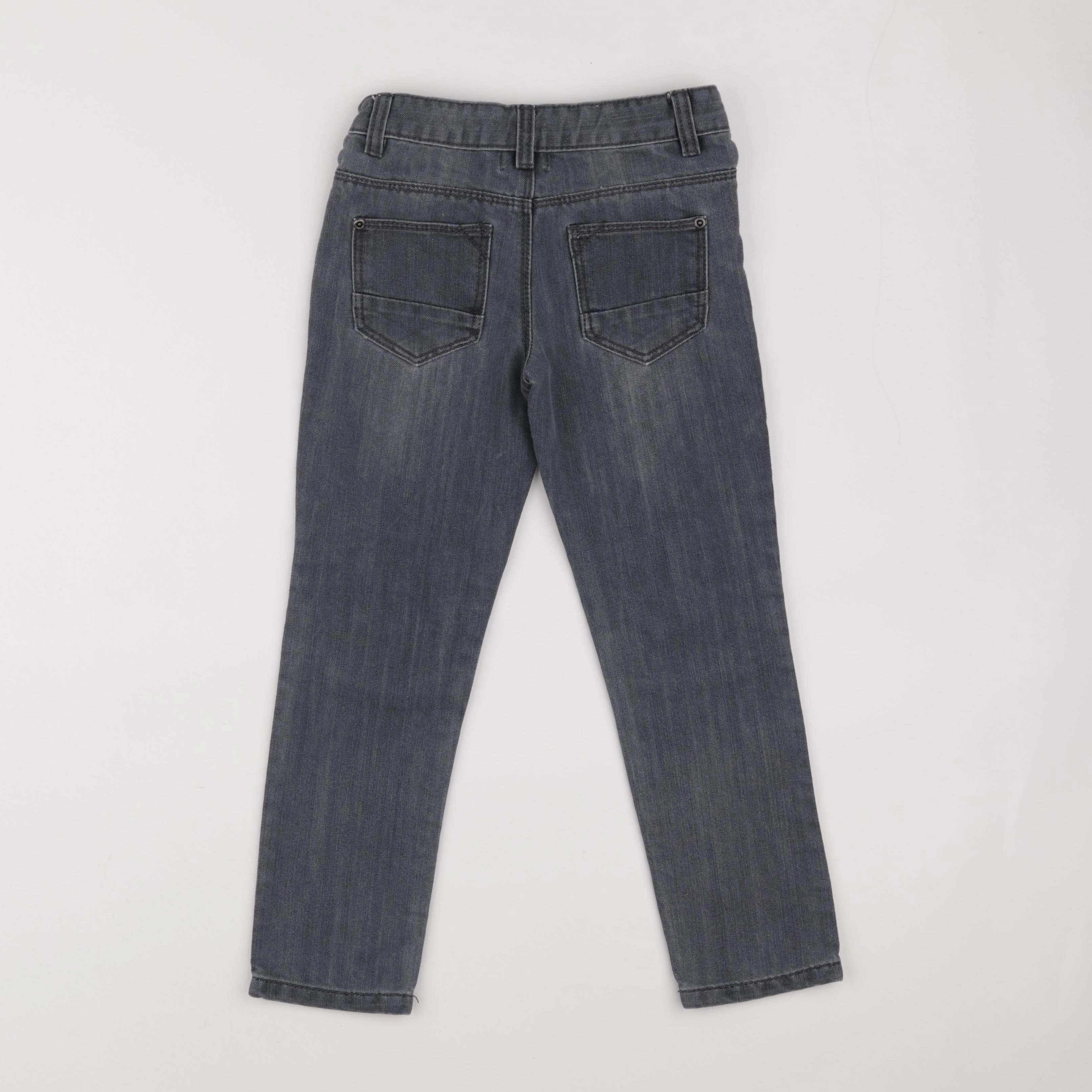 Vertbaudet - jean gris - 7 ans