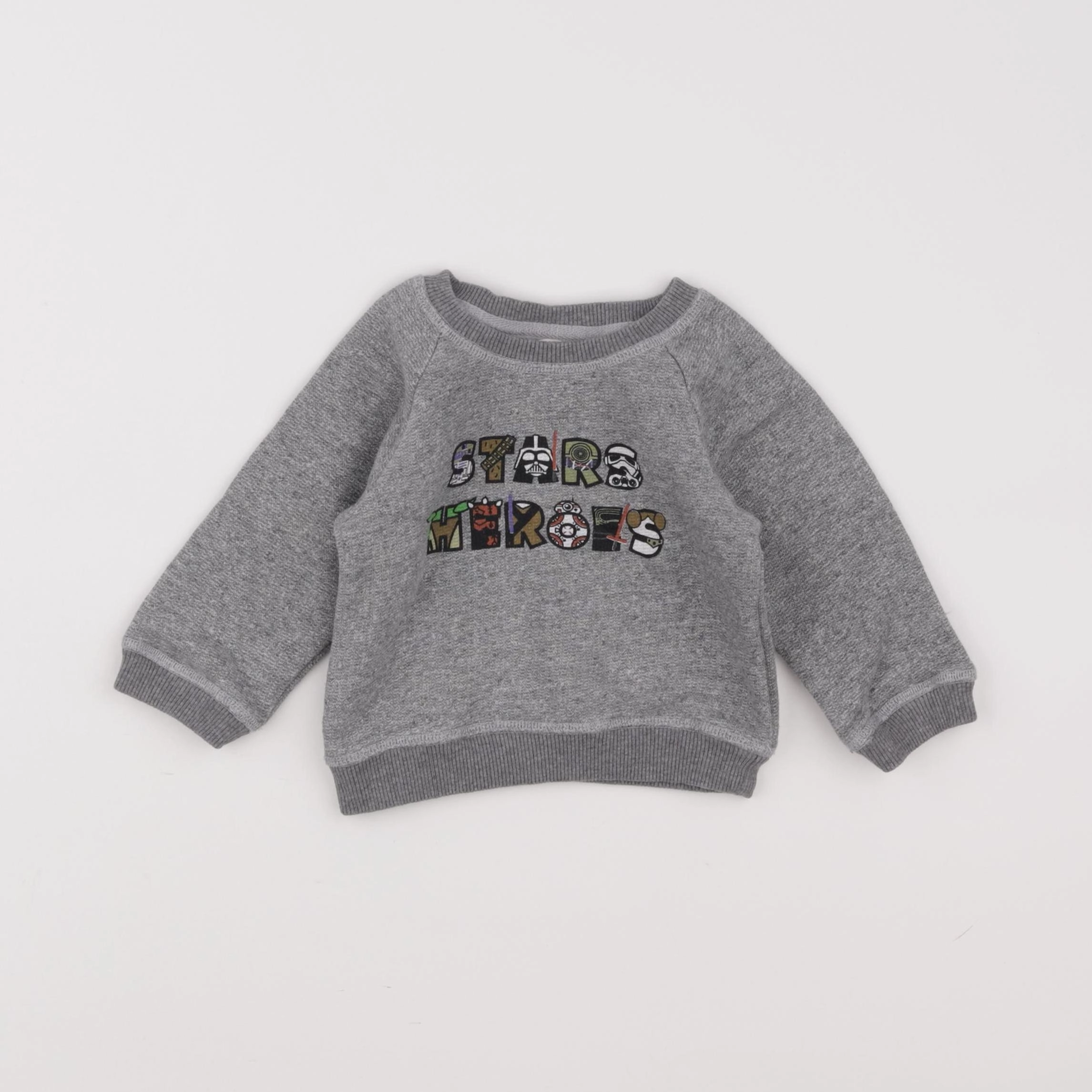 Louis Louise - sweat gris - 12 mois