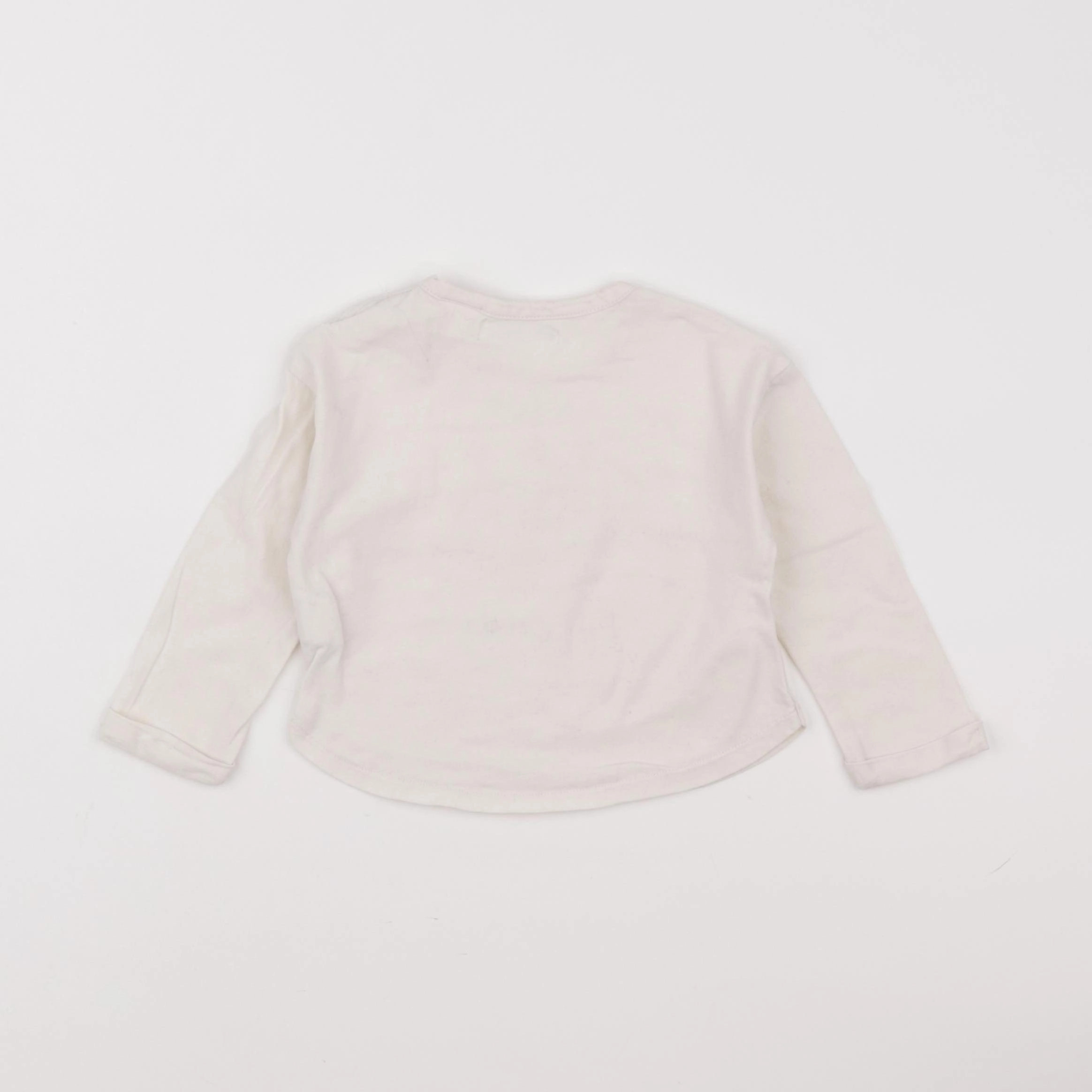 Zara - tee-shirt beige - 9/12 mois