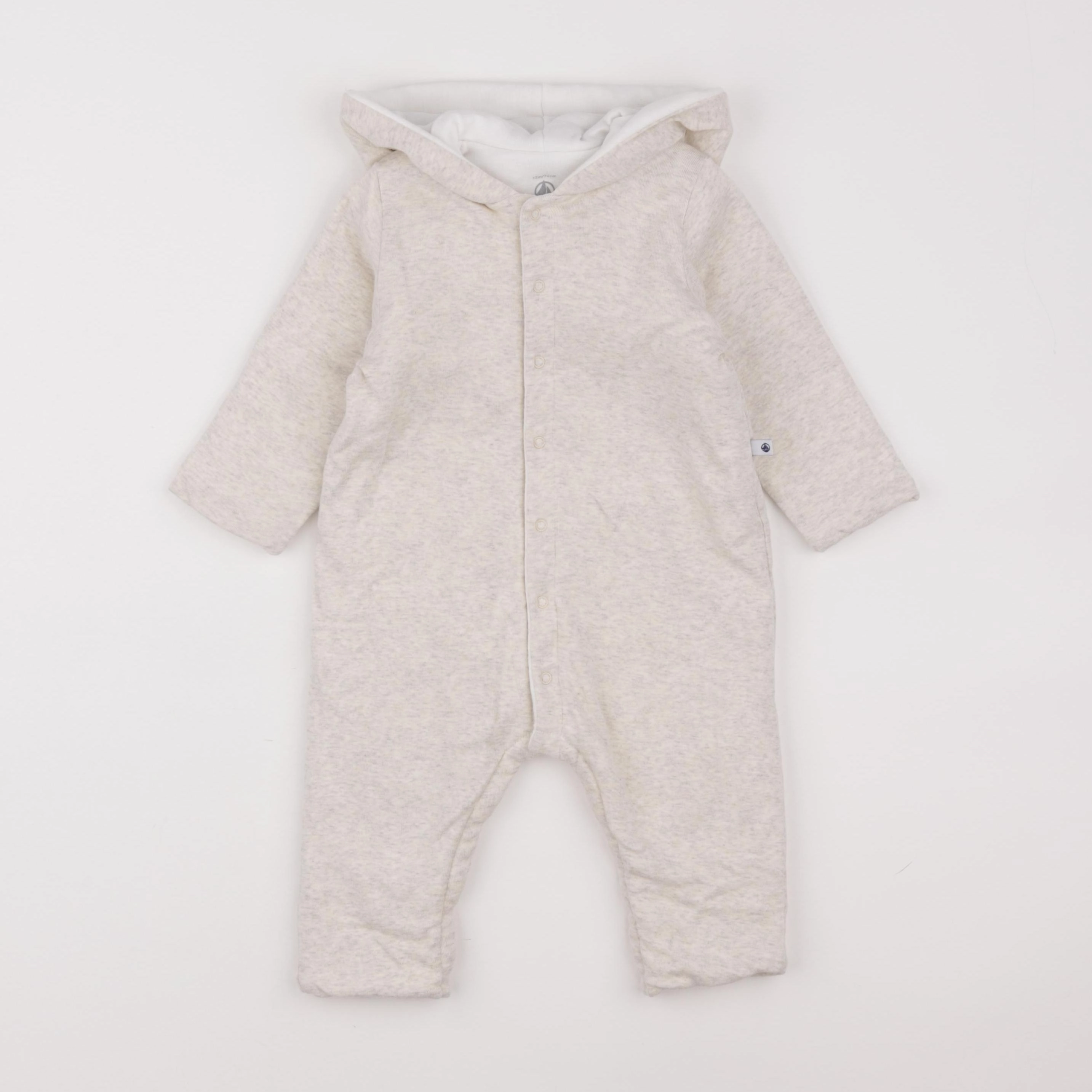 Petit Bateau - combinaison beige - 12 mois