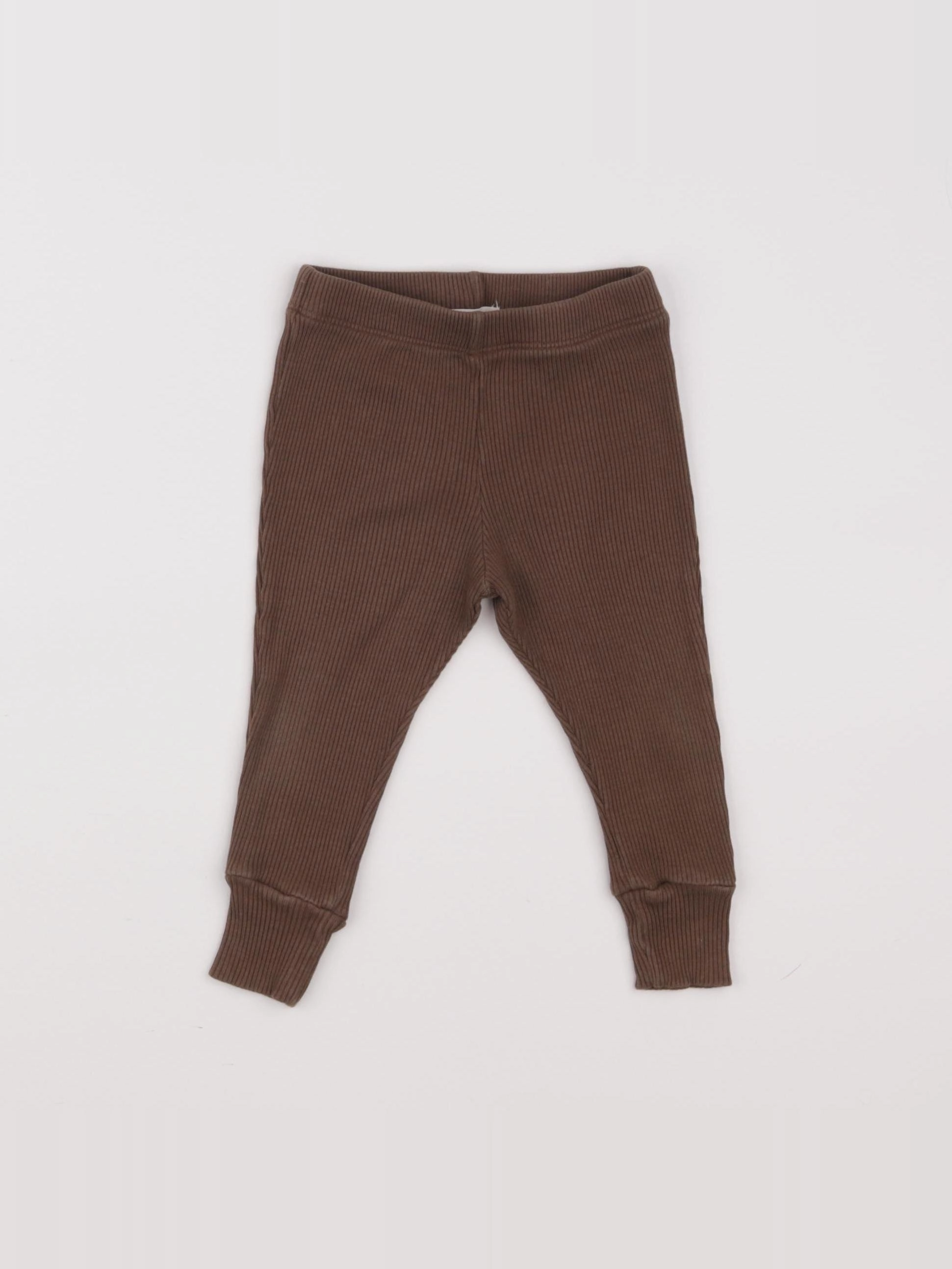 Minabulle - legging marron - 12 mois