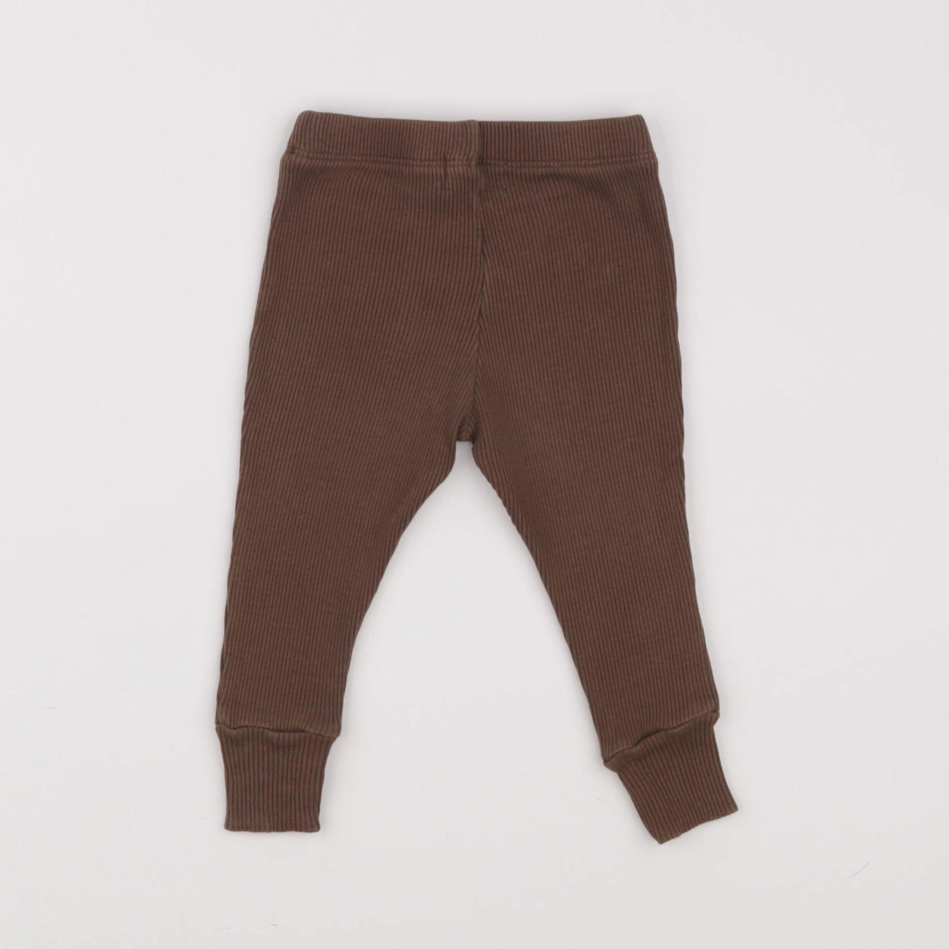 Minabulle - legging marron - 12 mois