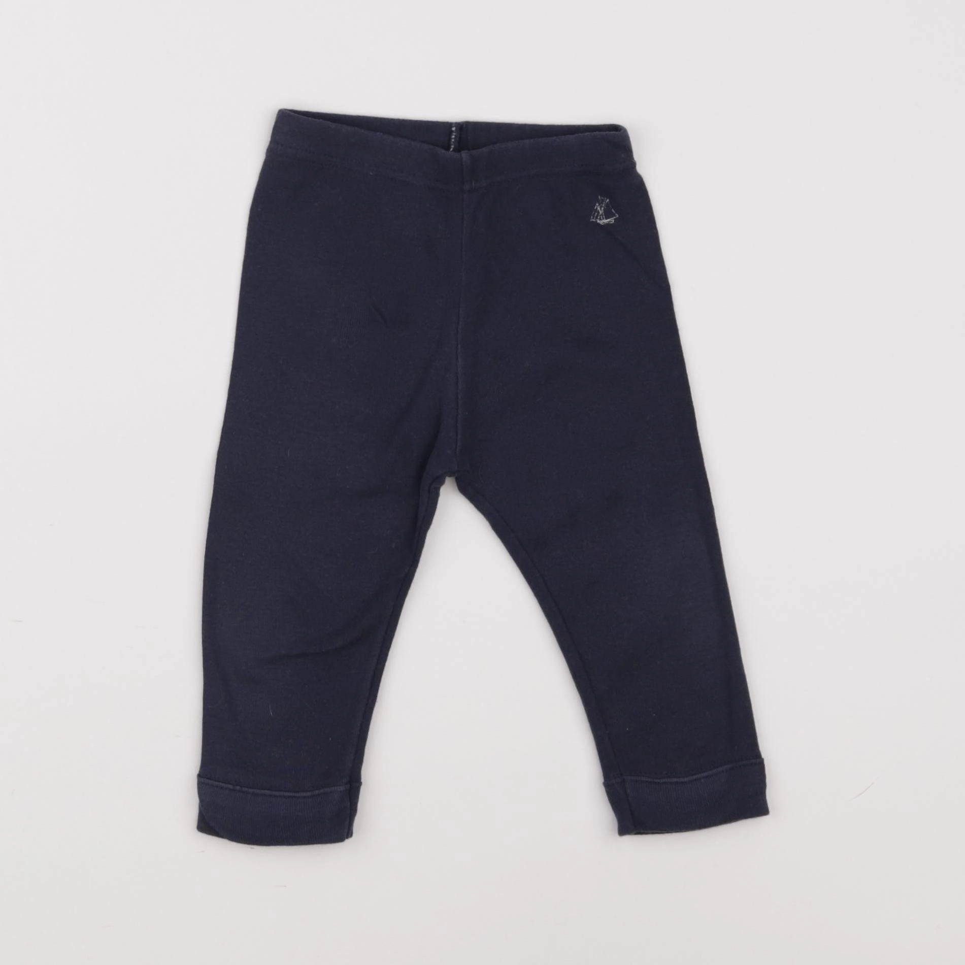 Petit Bateau - legging bleu - 12 mois