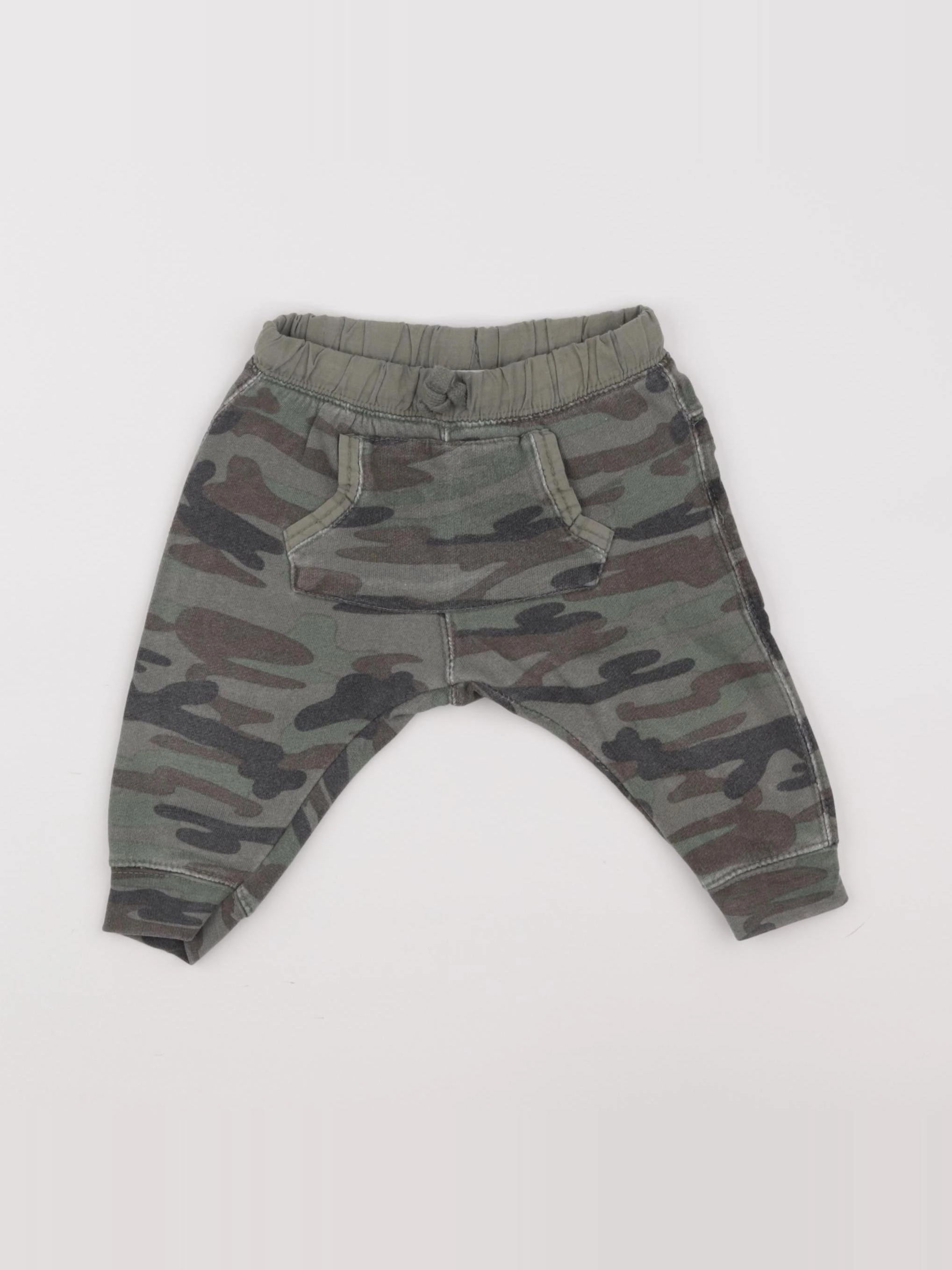 Zara - sarouel vert - 6/9 mois