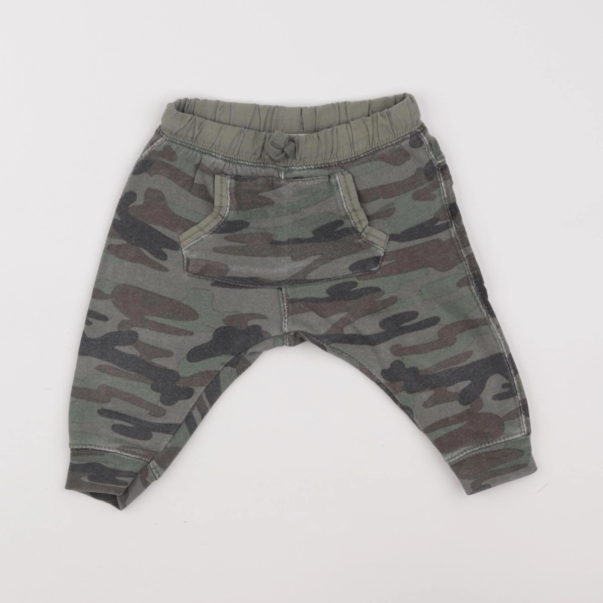 Zara - sarouel vert - 6/9 mois