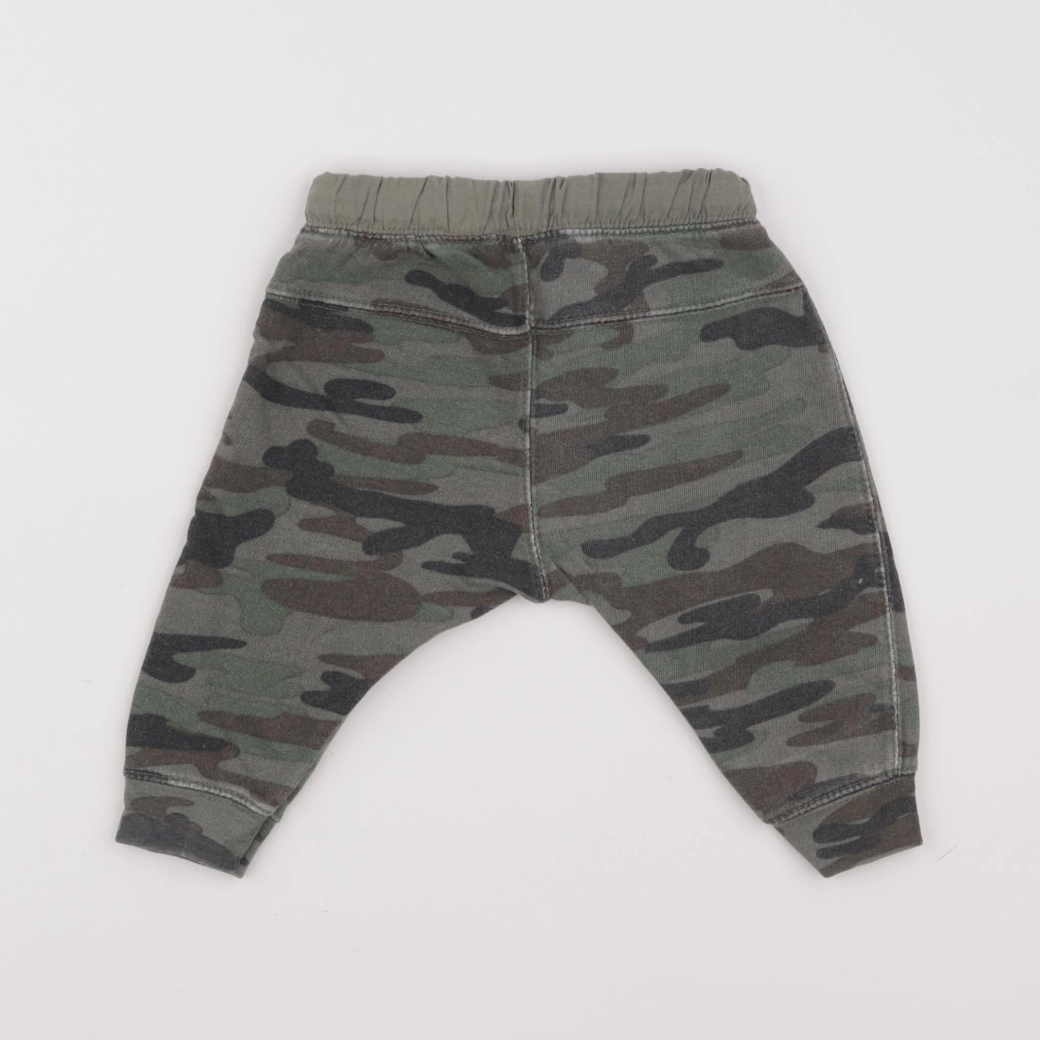 Zara - sarouel vert - 6/9 mois