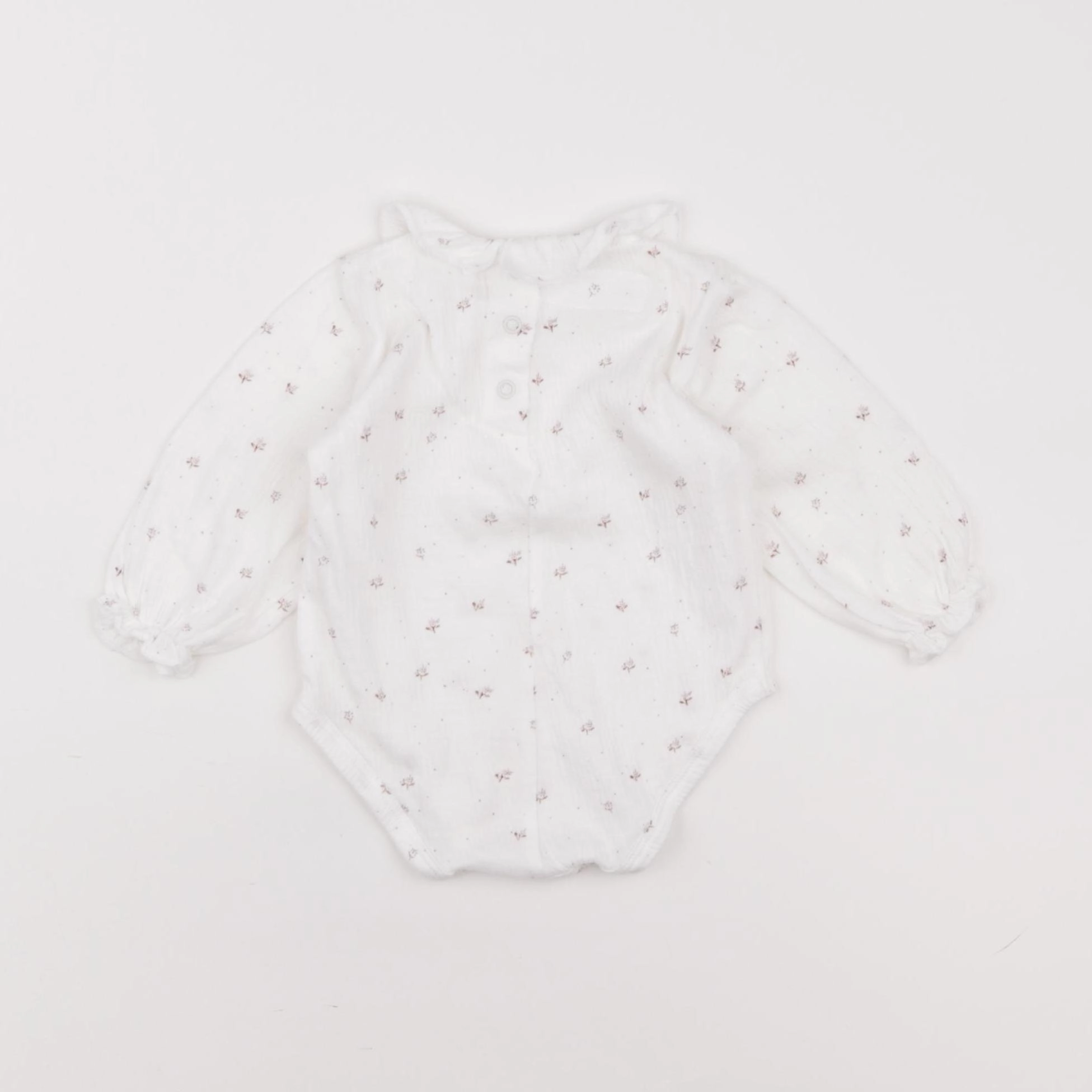 Zara - body à col blanc - 1/3 mois