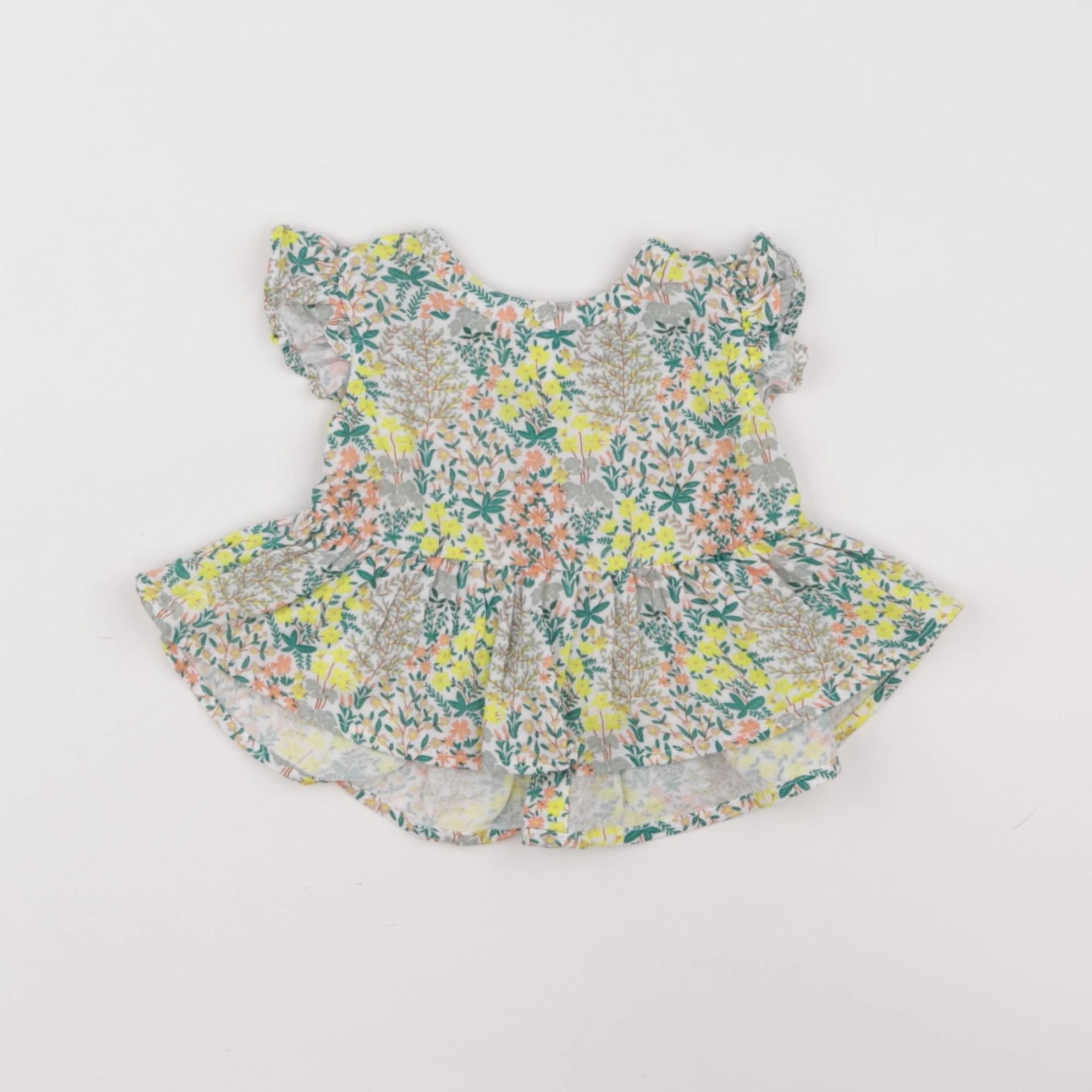 Boutchou - blouse multicolore - 3 mois