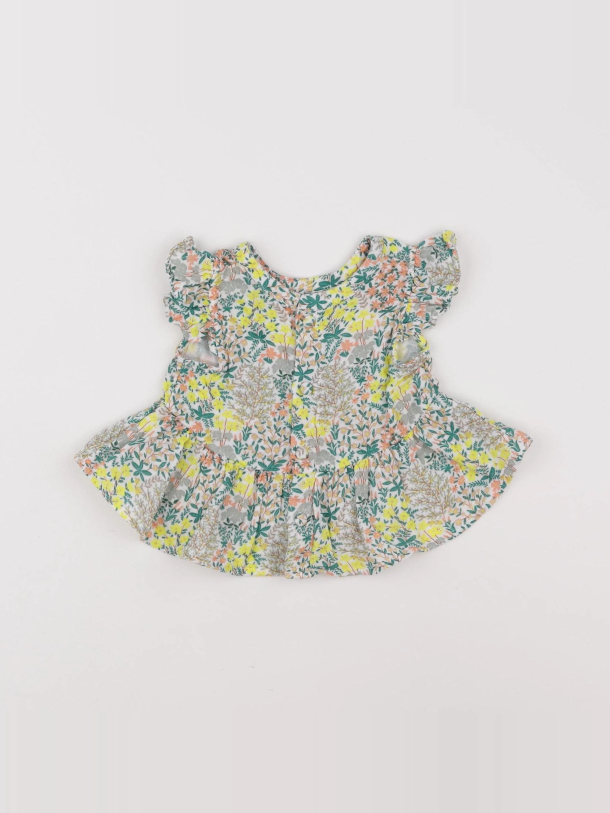 Boutchou - blouse multicolore - 3 mois