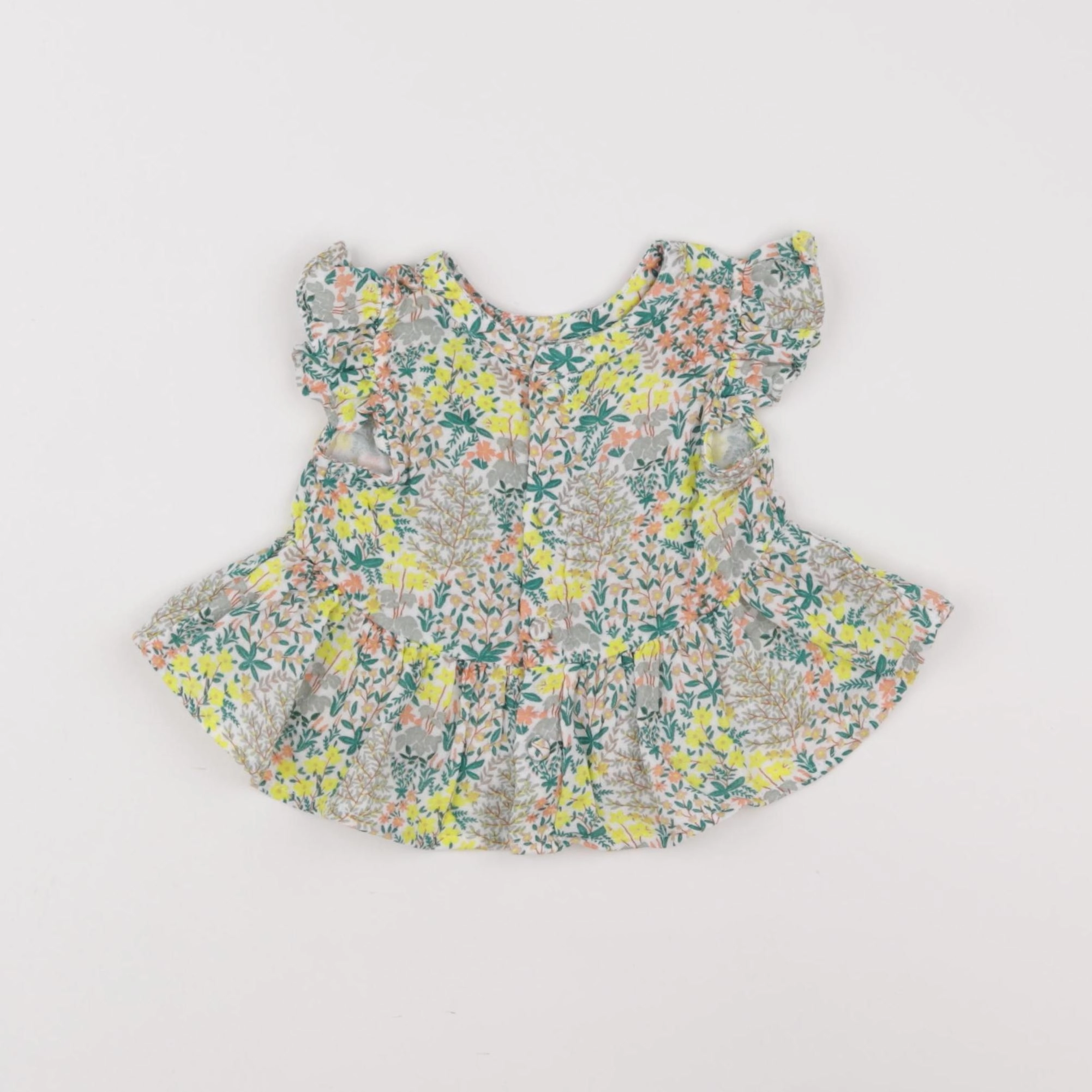 Boutchou - blouse multicolore - 3 mois