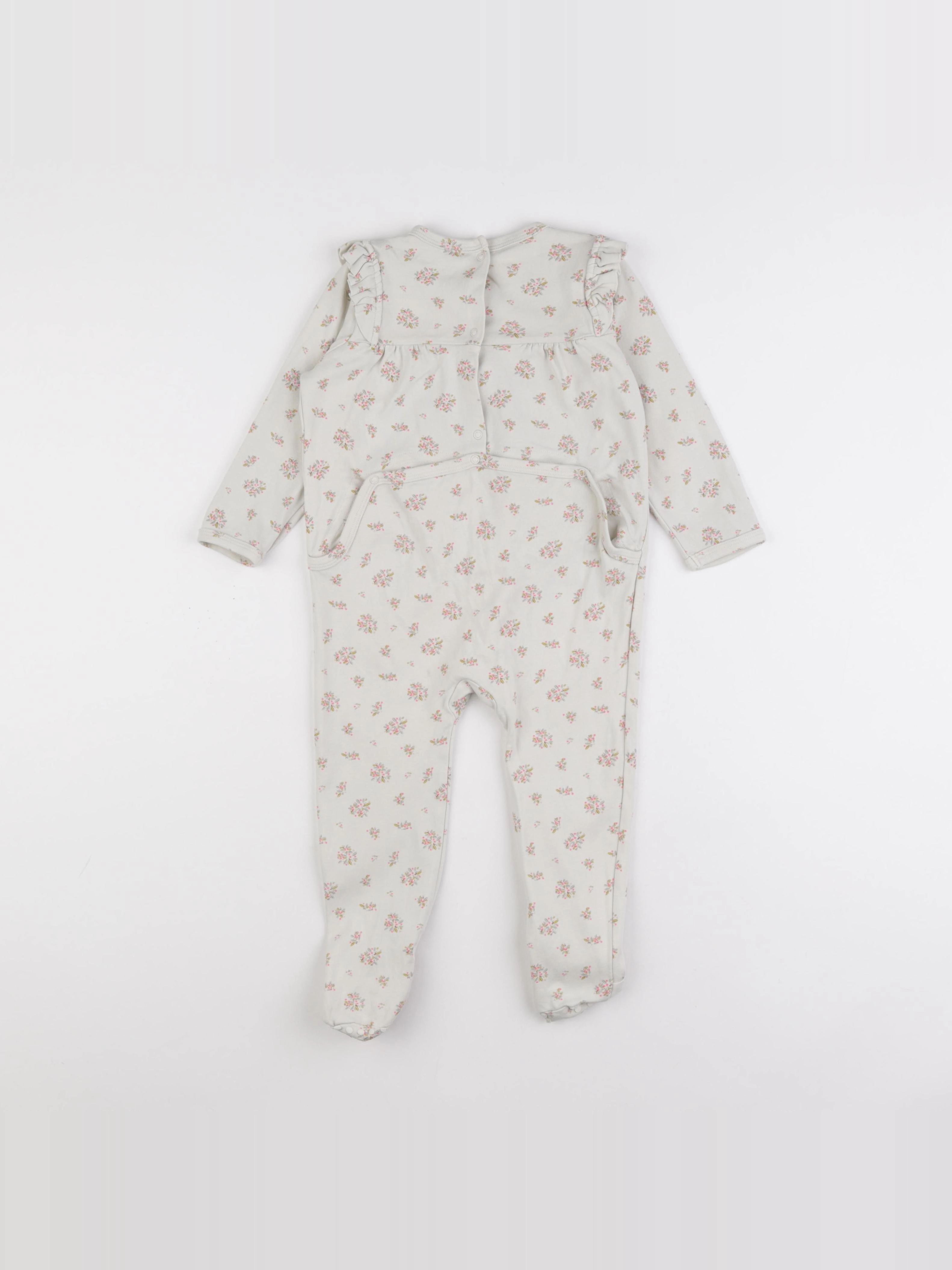Vertbaudet - pyjama coton beige - 24 mois