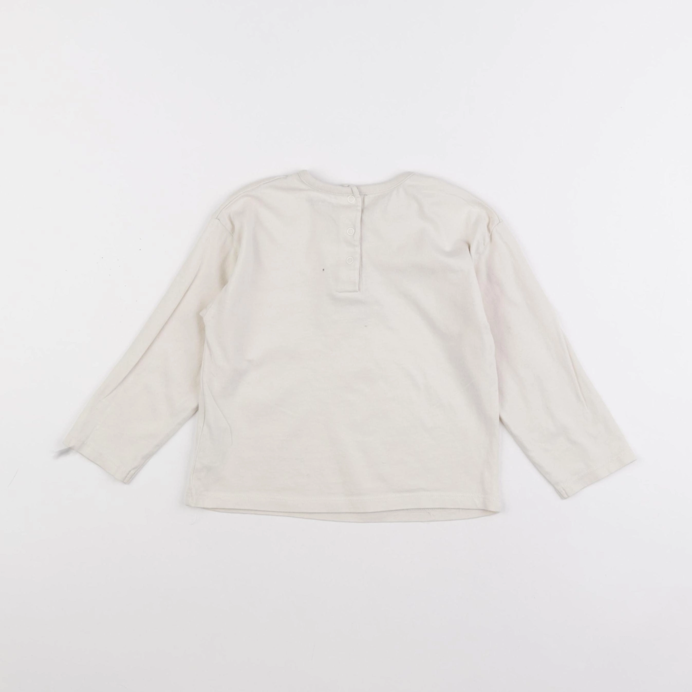 Vertbaudet - tee-shirt beige - 3 ans