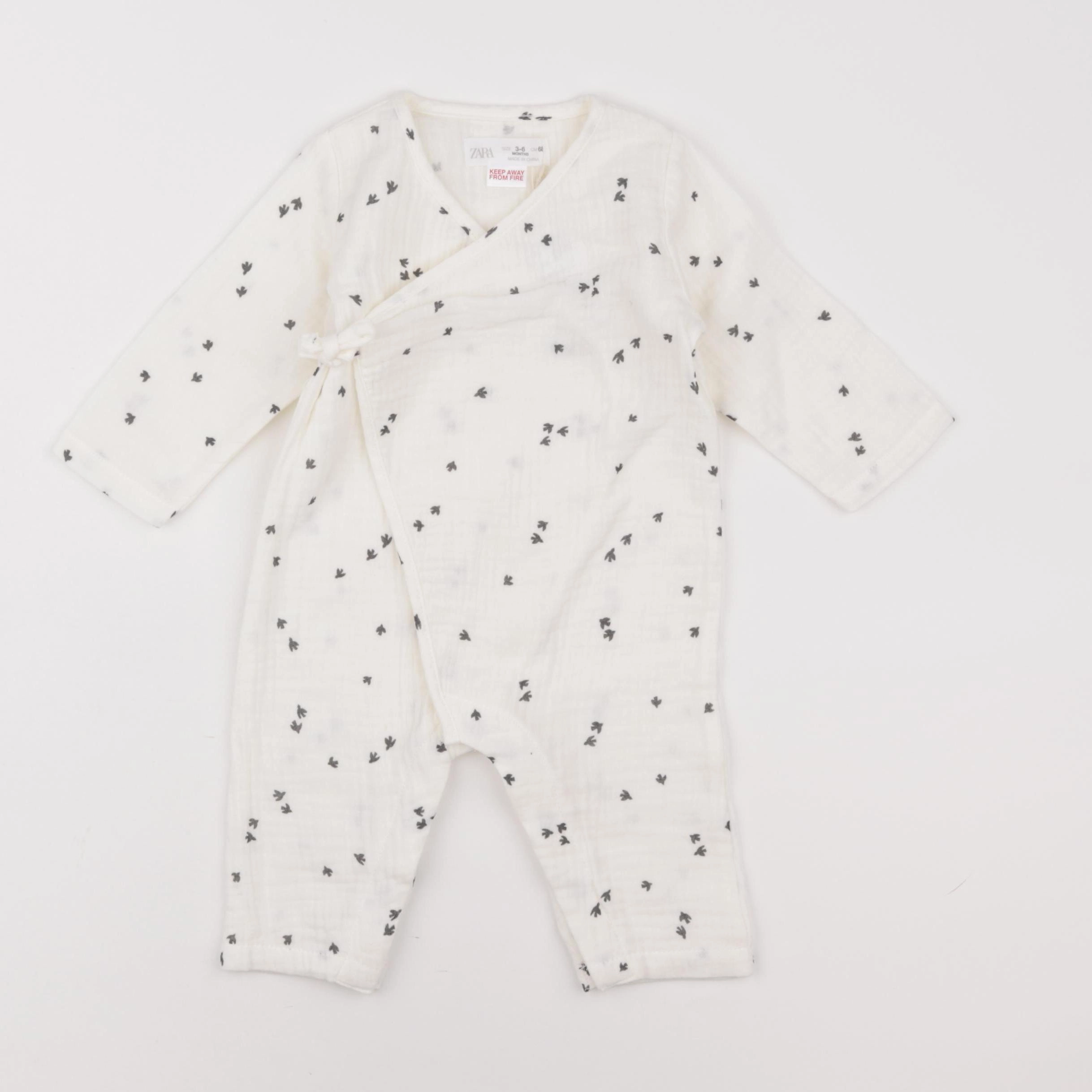 Zara - combinaison blanc - 3/6 mois