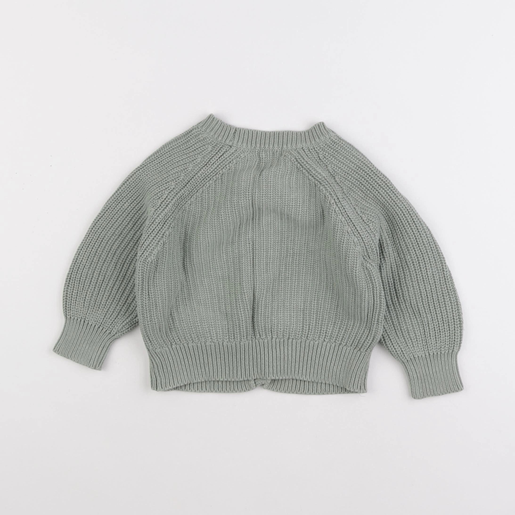 Vertbaudet - gilet vert - 2 ans