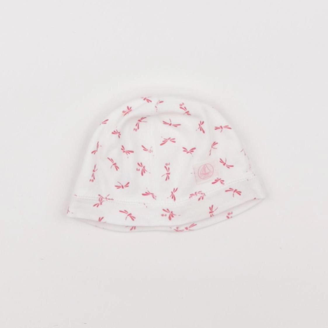 Petit Bateau - bonnet rose - 0 mois