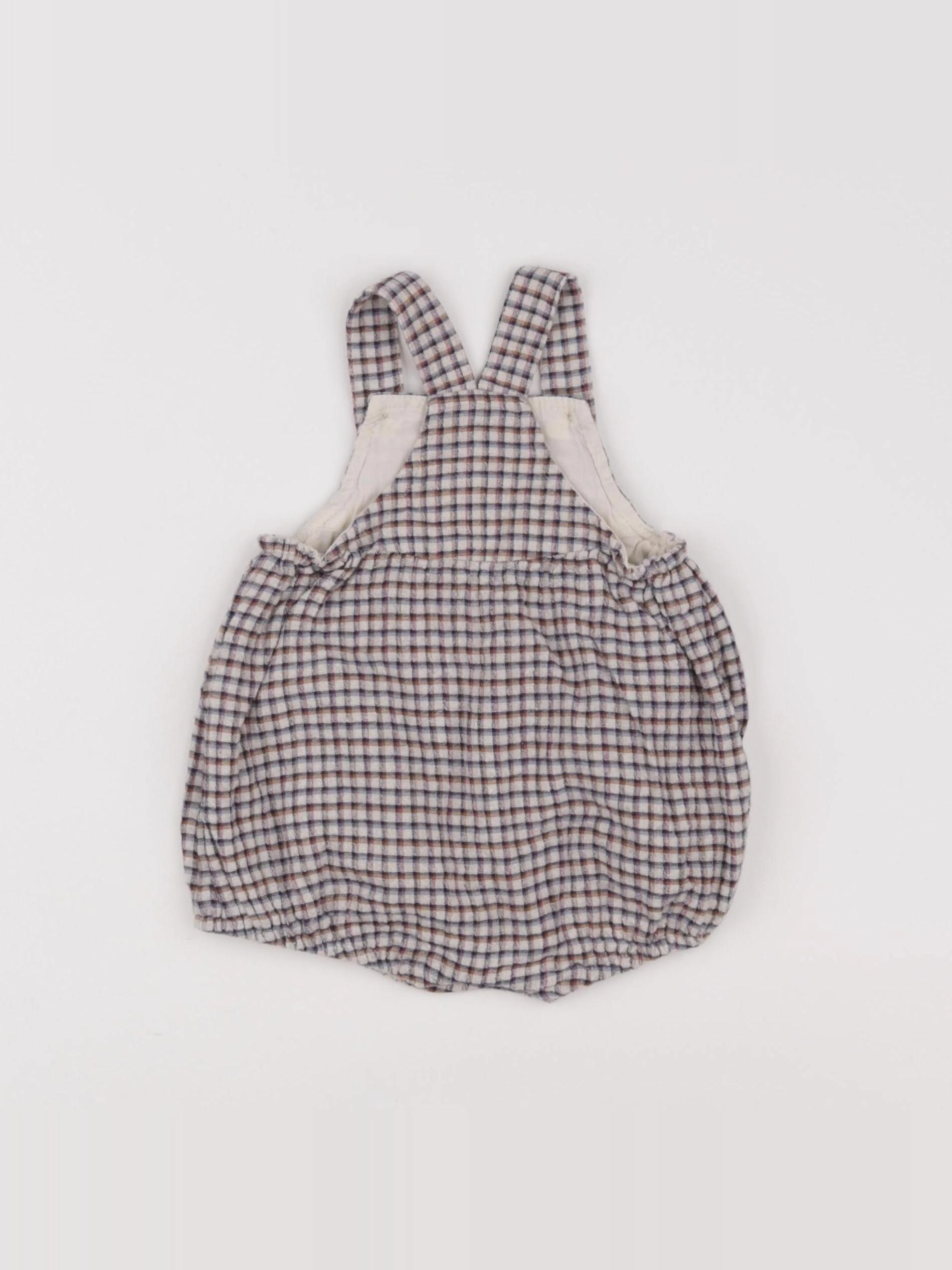 Zara - salopette beige - 3/6 mois