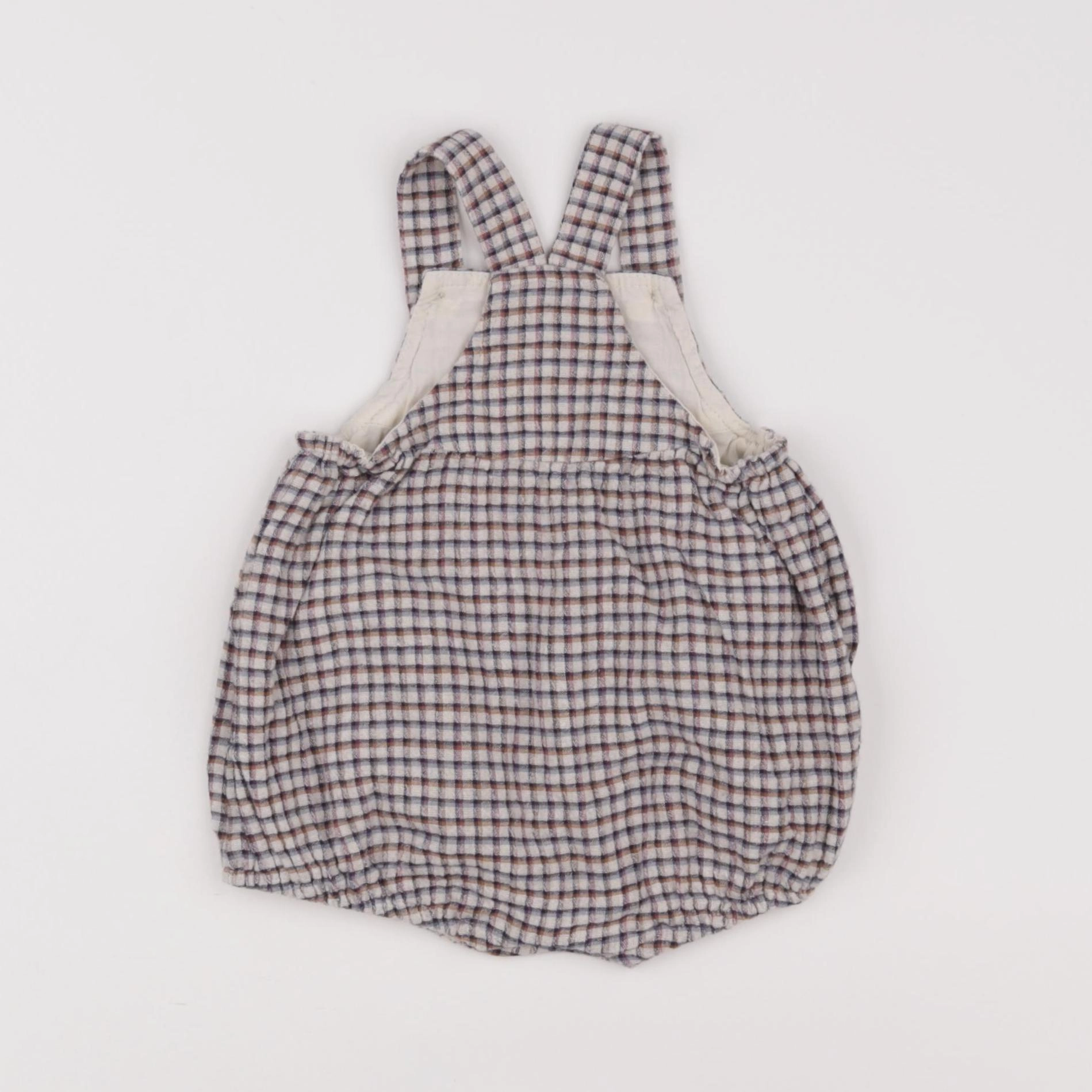 Zara - salopette beige - 3/6 mois
