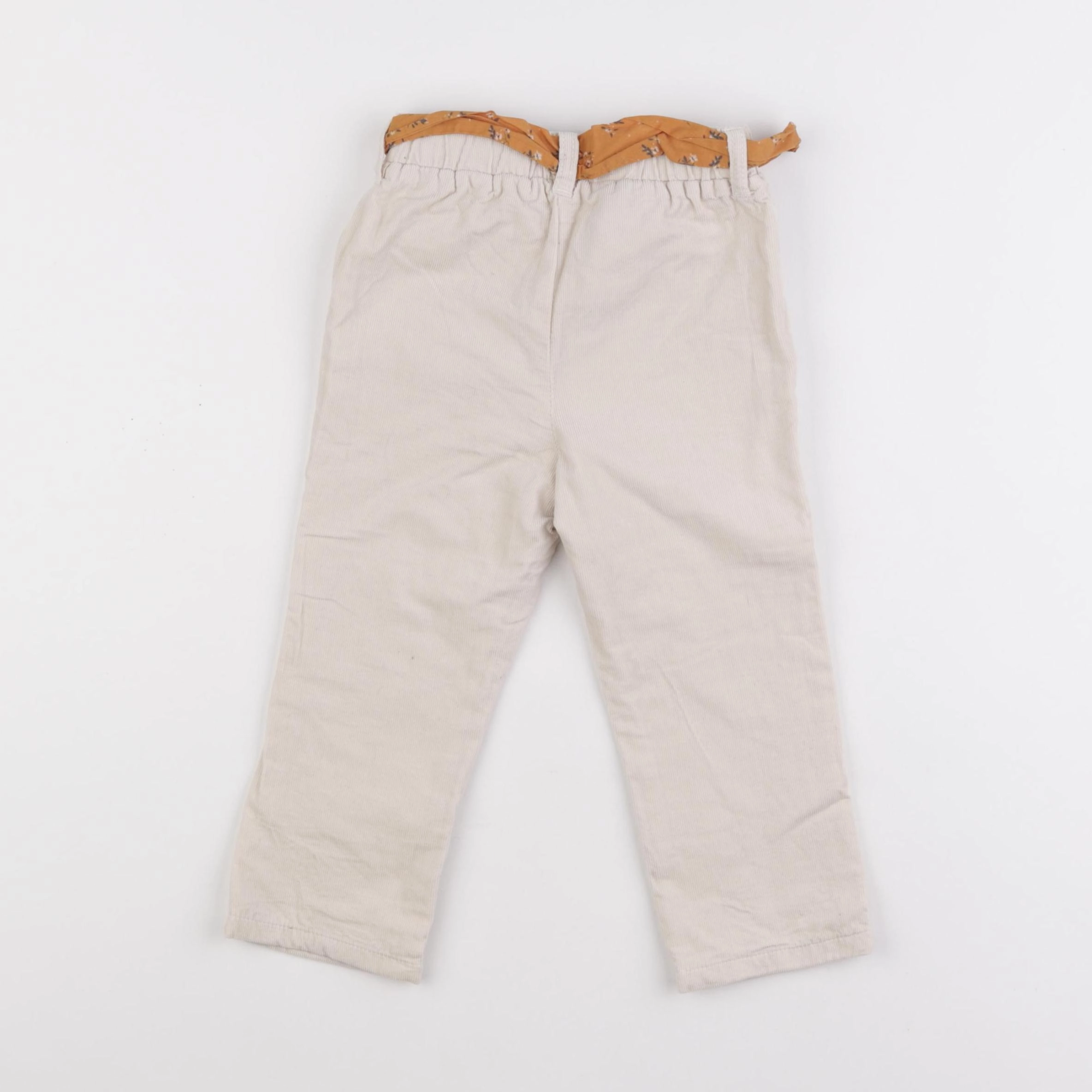 Vertbaudet - pantalon beige - 24 mois