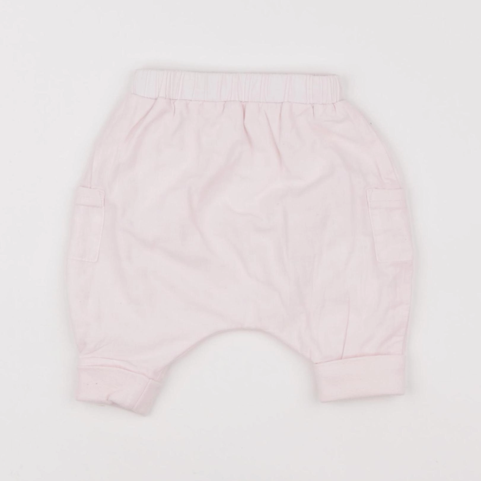 Boutchou - sarouel doublé rose - 1 mois