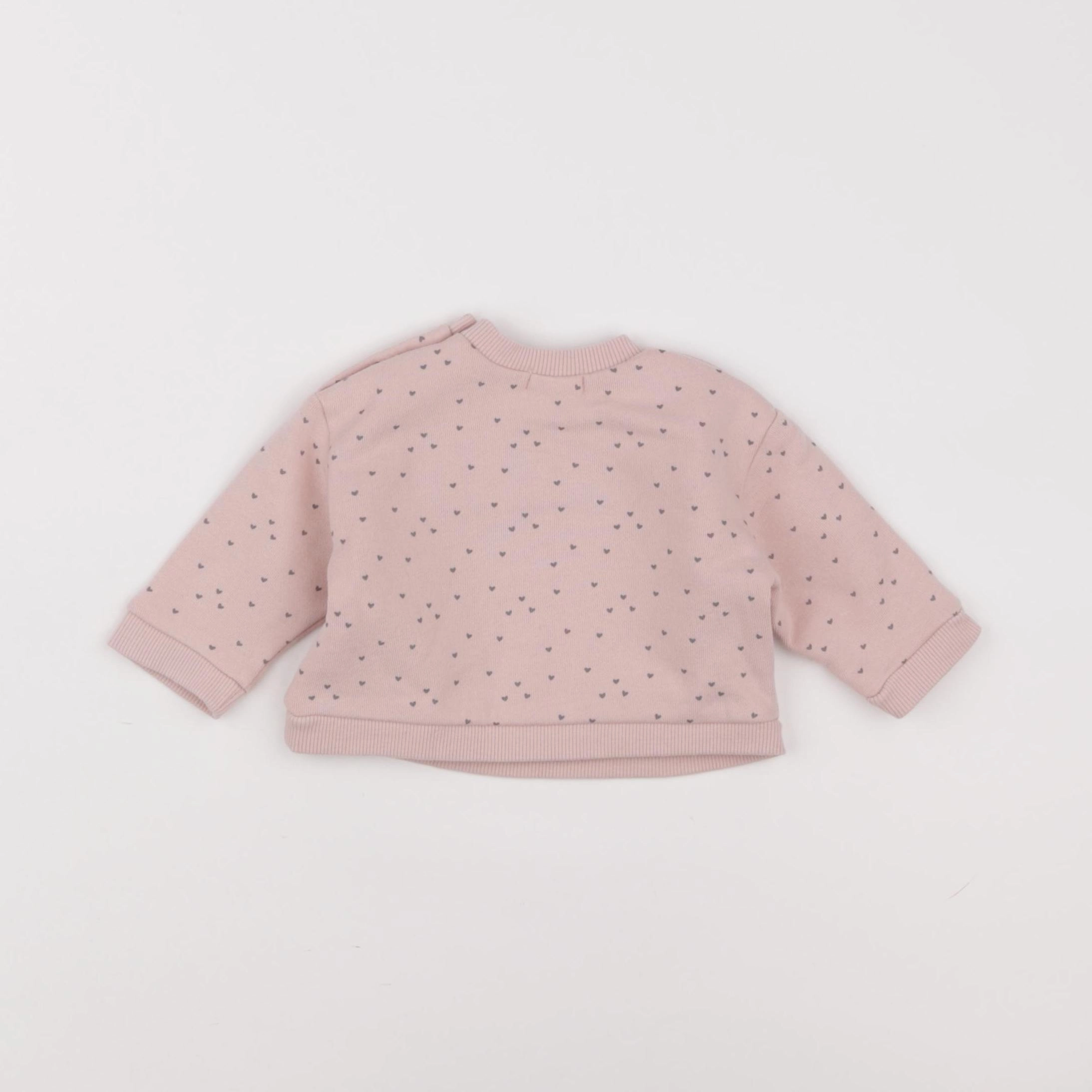 Boutchou - sweat rose - 1 mois