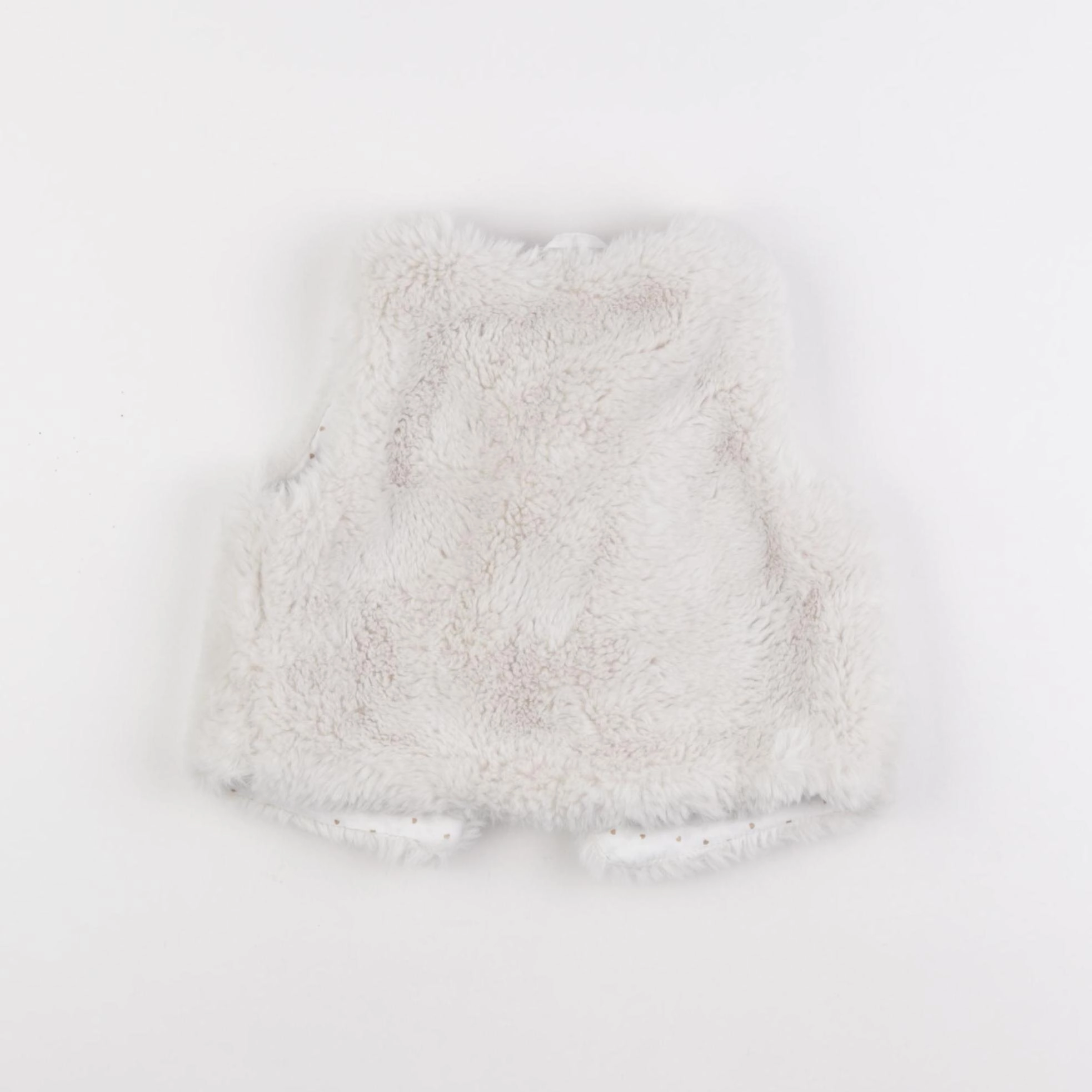 Vertbaudet - gilet blanc - 3 ans
