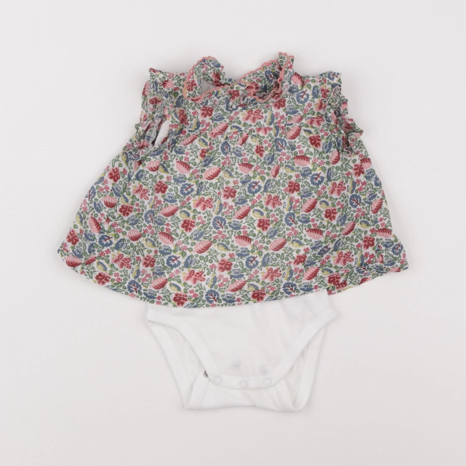 Boutchou - body blouse multicolore - 1 mois