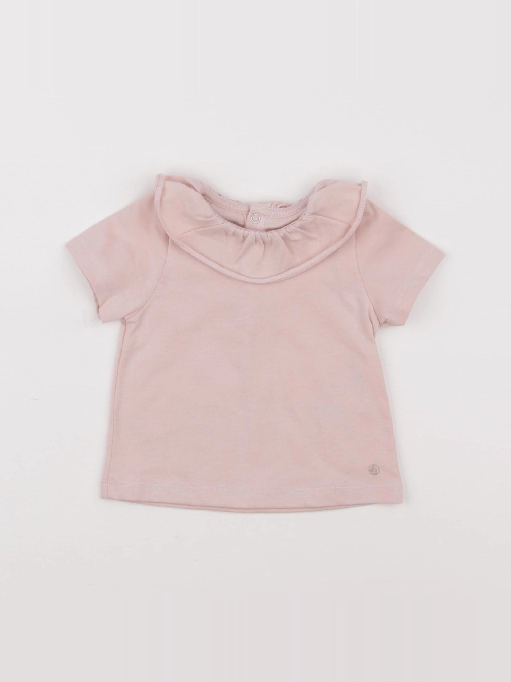 Petit Bateau - tee-shirt rose - 3 mois