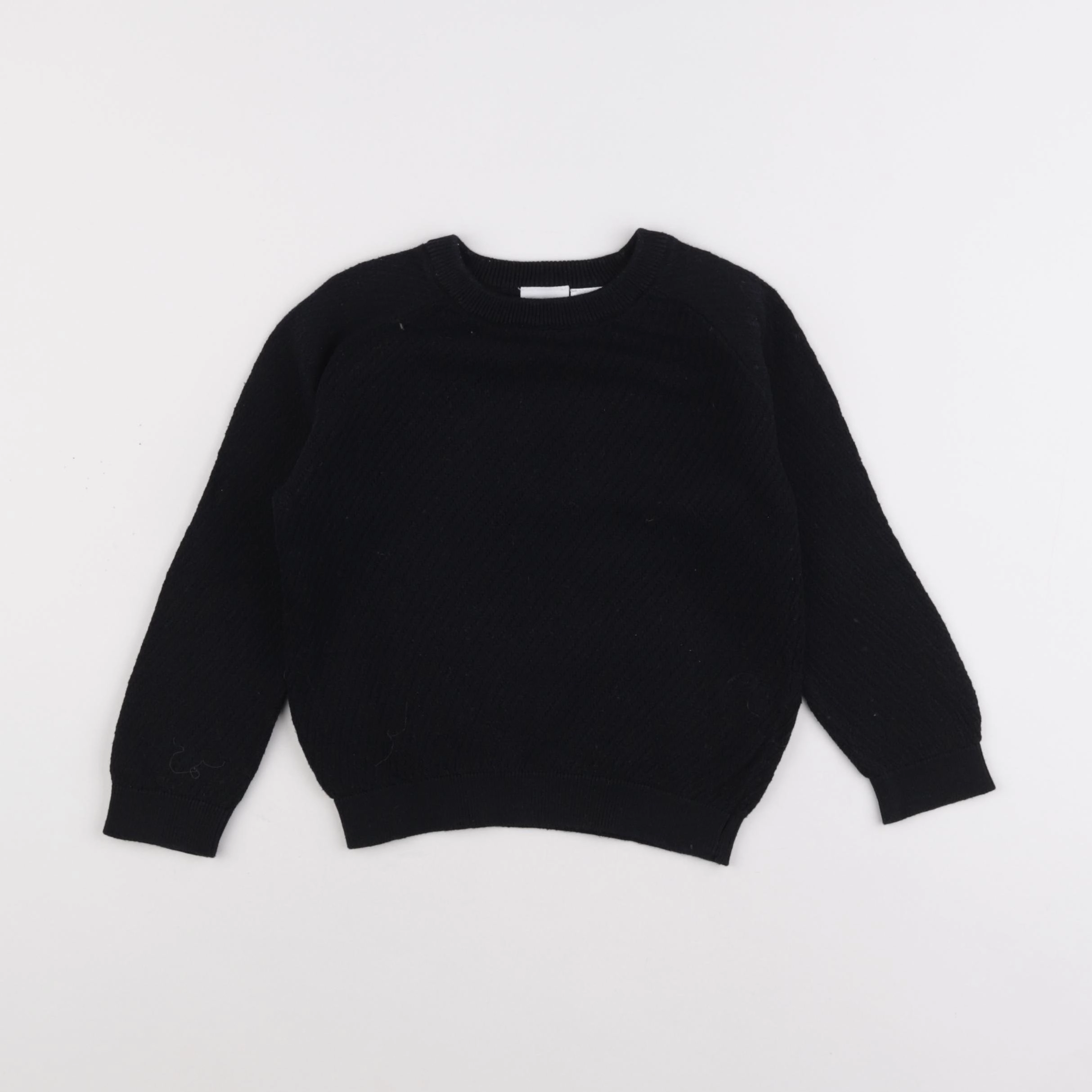 Zara - pull noir - 2/3 ans