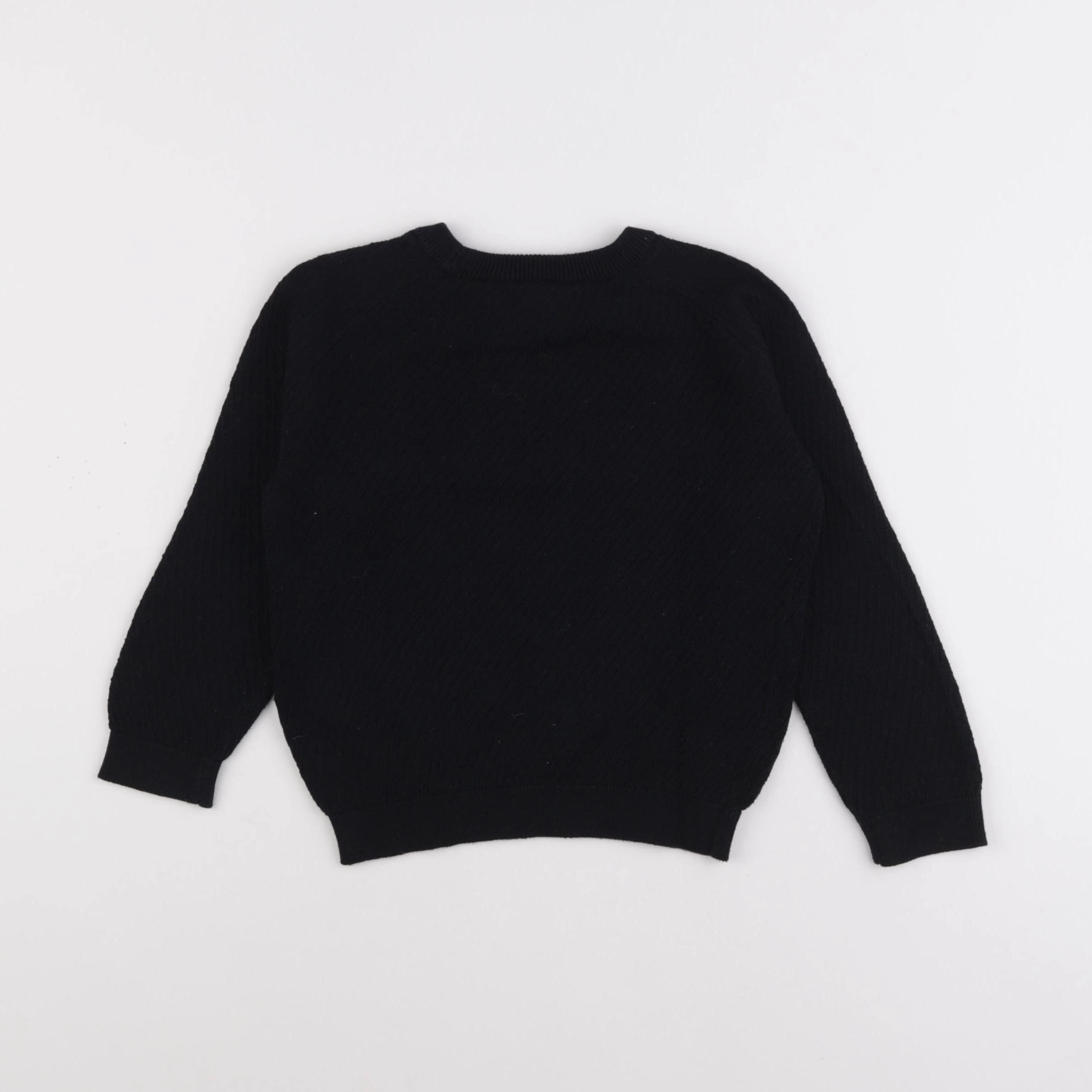 Zara - pull noir - 2/3 ans