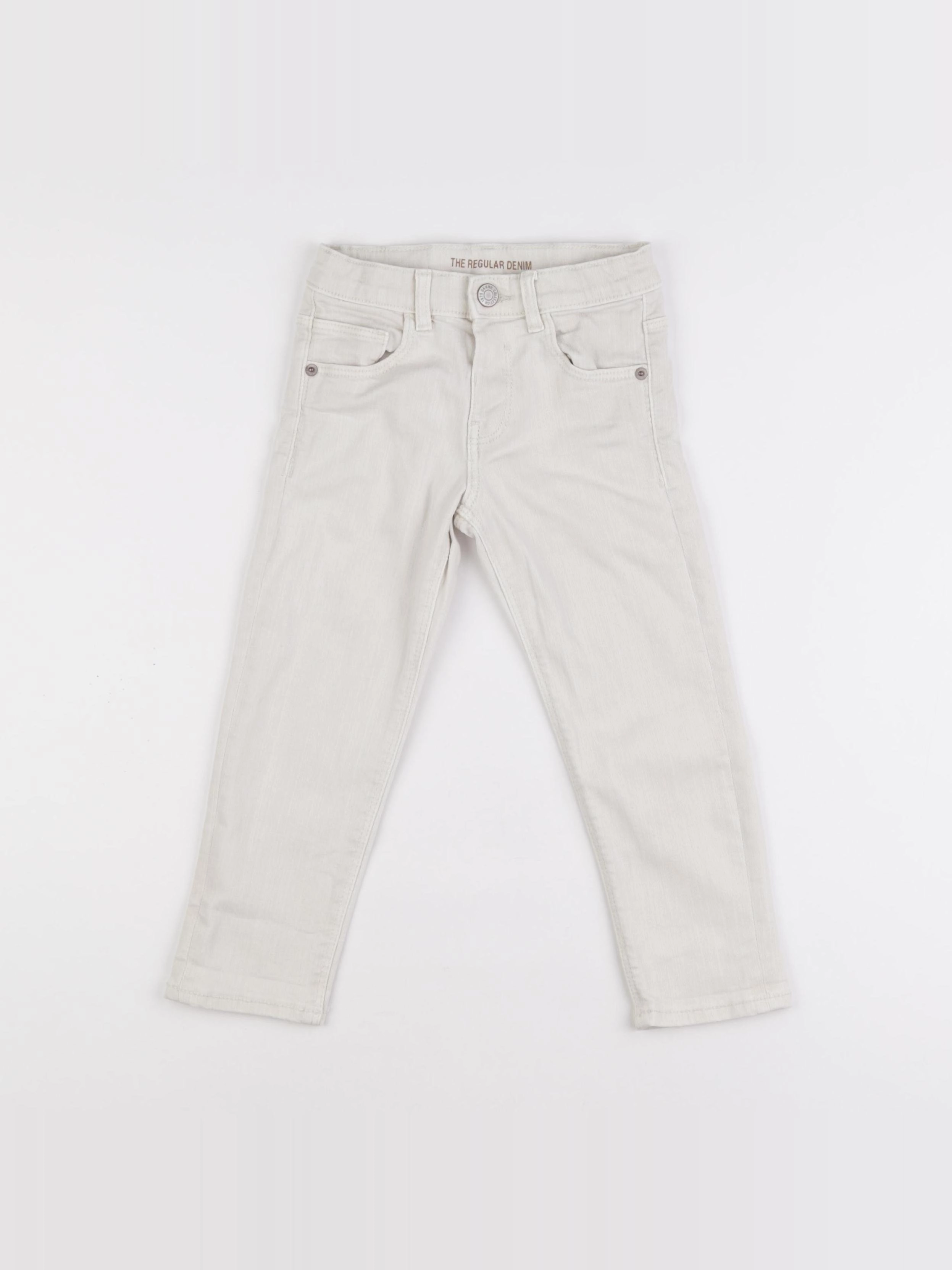 Zara - jean blanc - 4 ans
